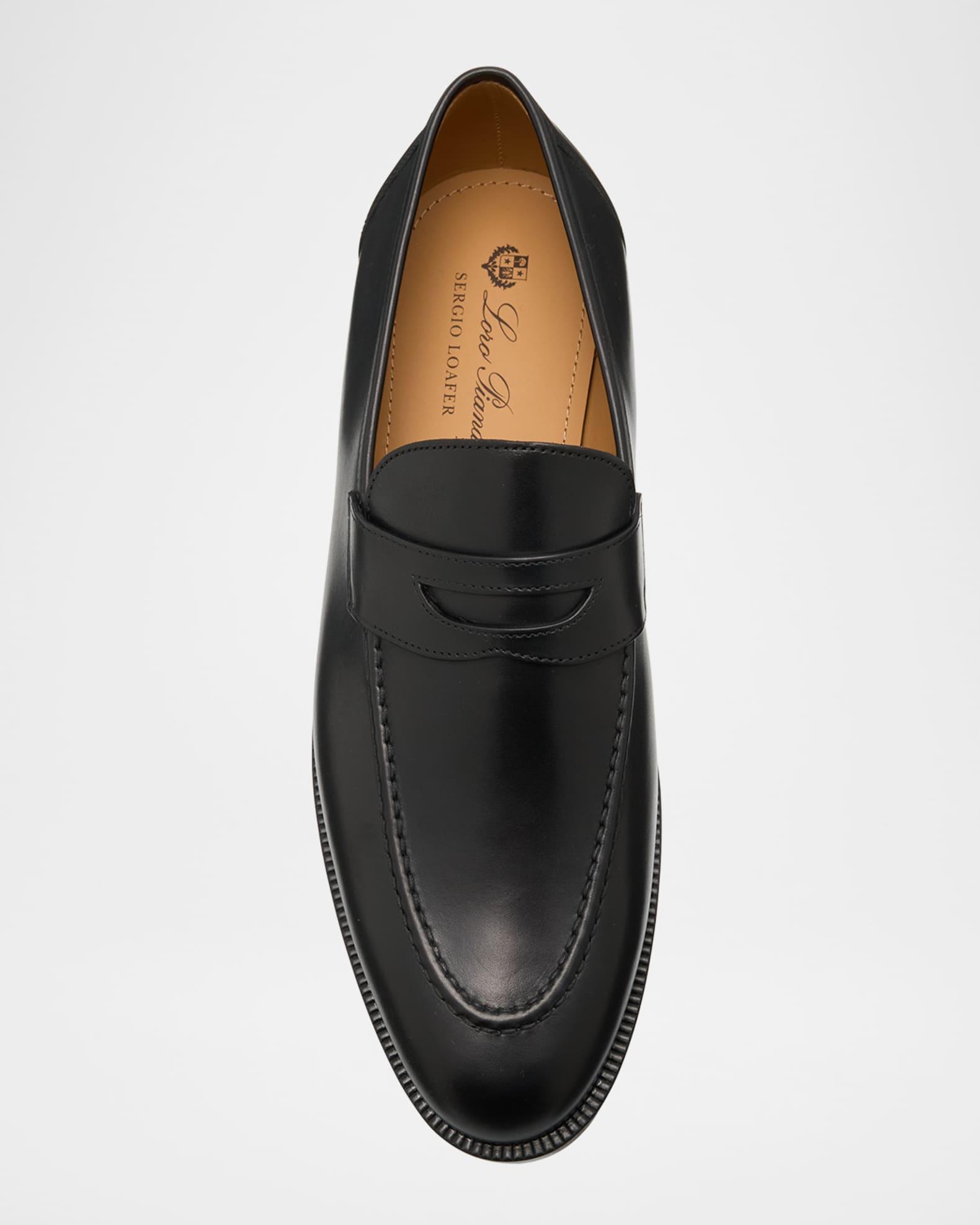 Sergio Leather Penny Loafers Product Image