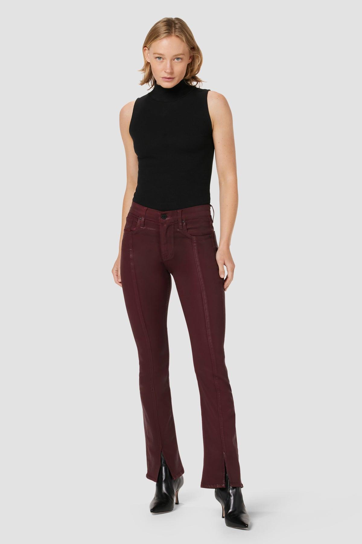 Barbara High-Rise Baby Bootcut Jean w/ Slit Hem Baby Product Image