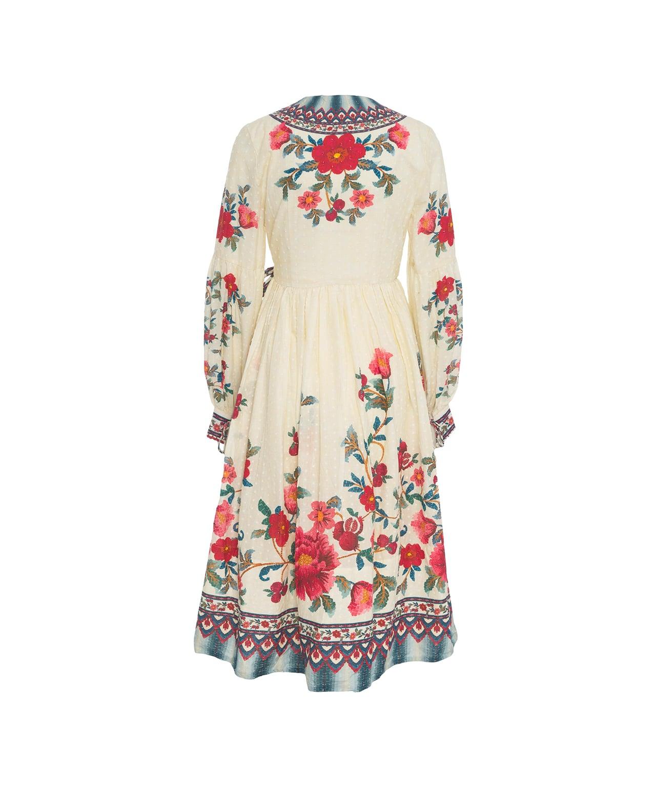 Wrap dress with floral pattern Product Image