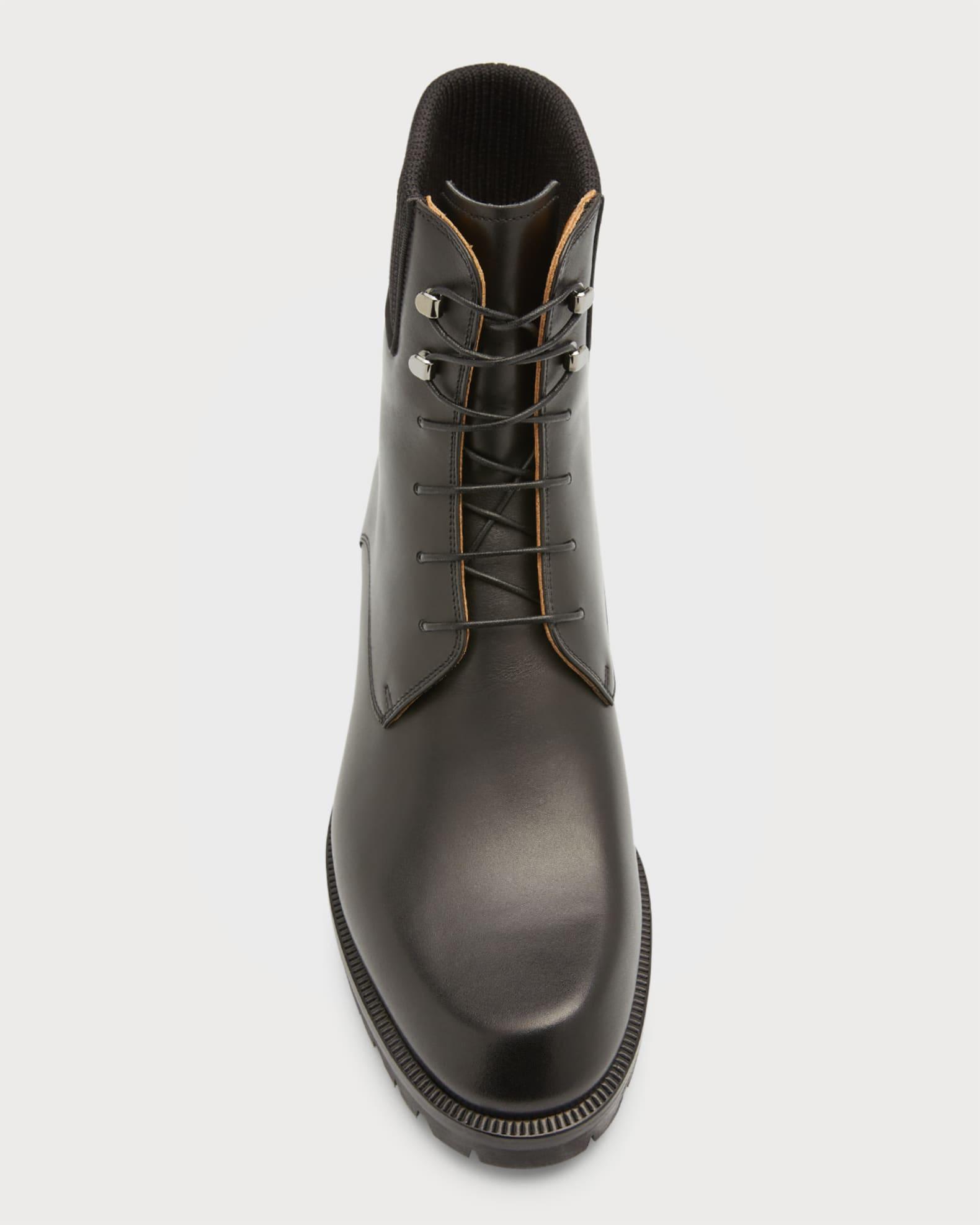 Mens Trapman Leather Boots Product Image