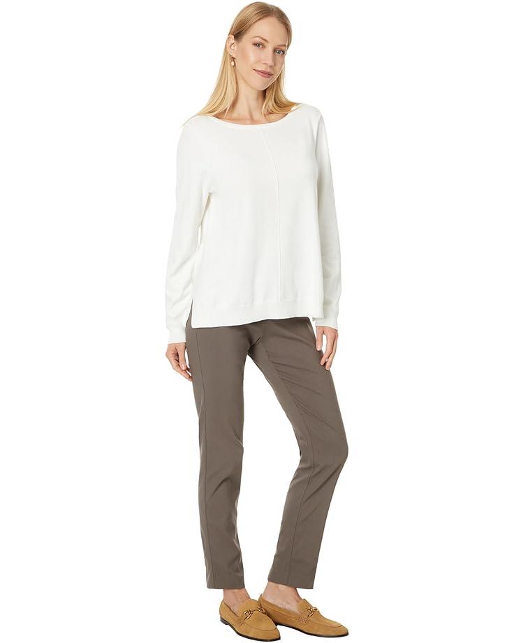 Women's Elliott Lauren Modal Knits - Crewneck Sweater with Seam detail Product Image