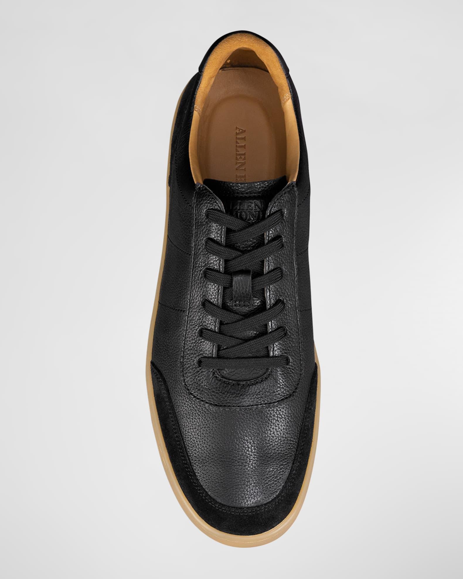 Men's Liam Grained Leather Low-Top Sneakers Product Image