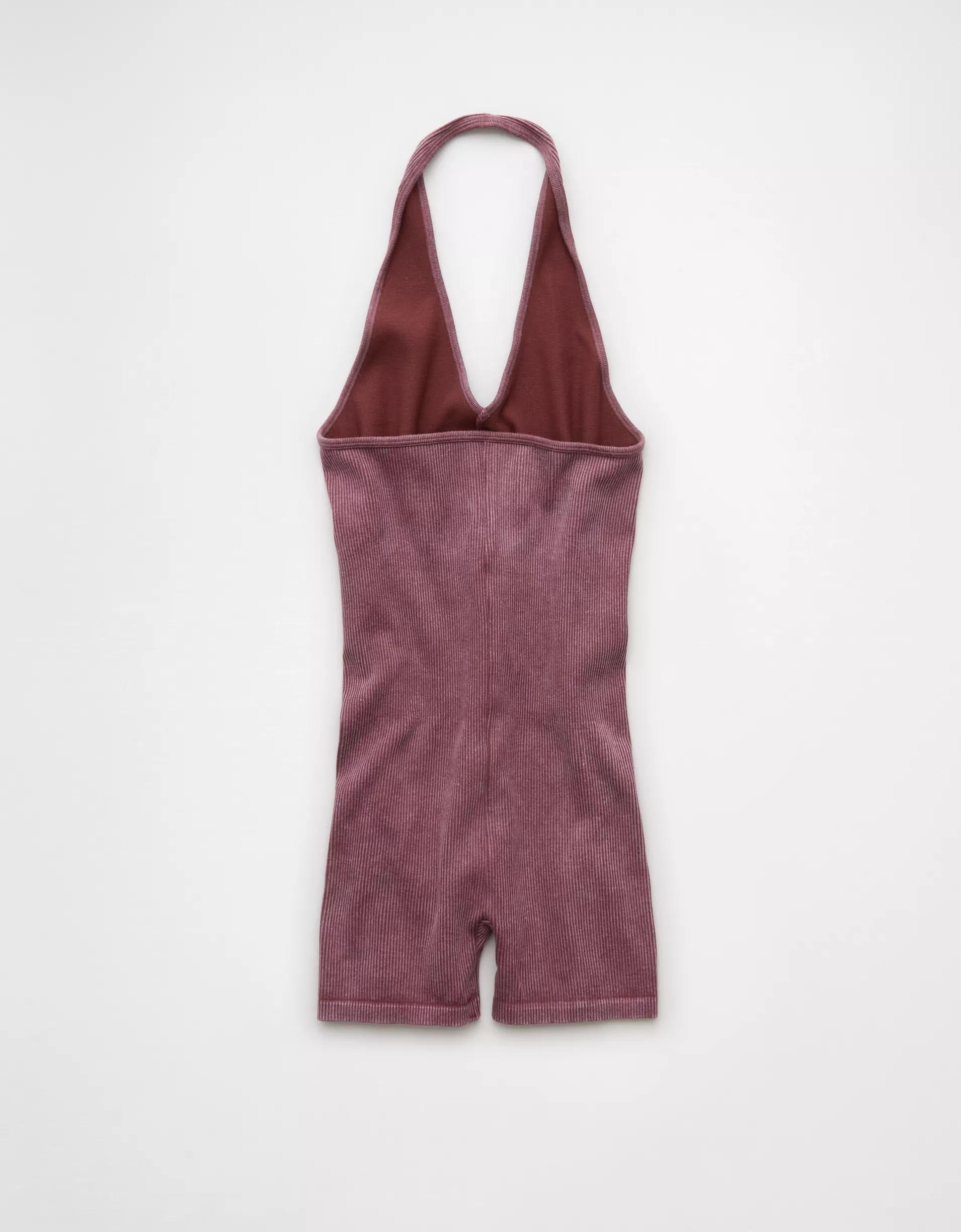 AE Saltwash Halter Romper Product Image
