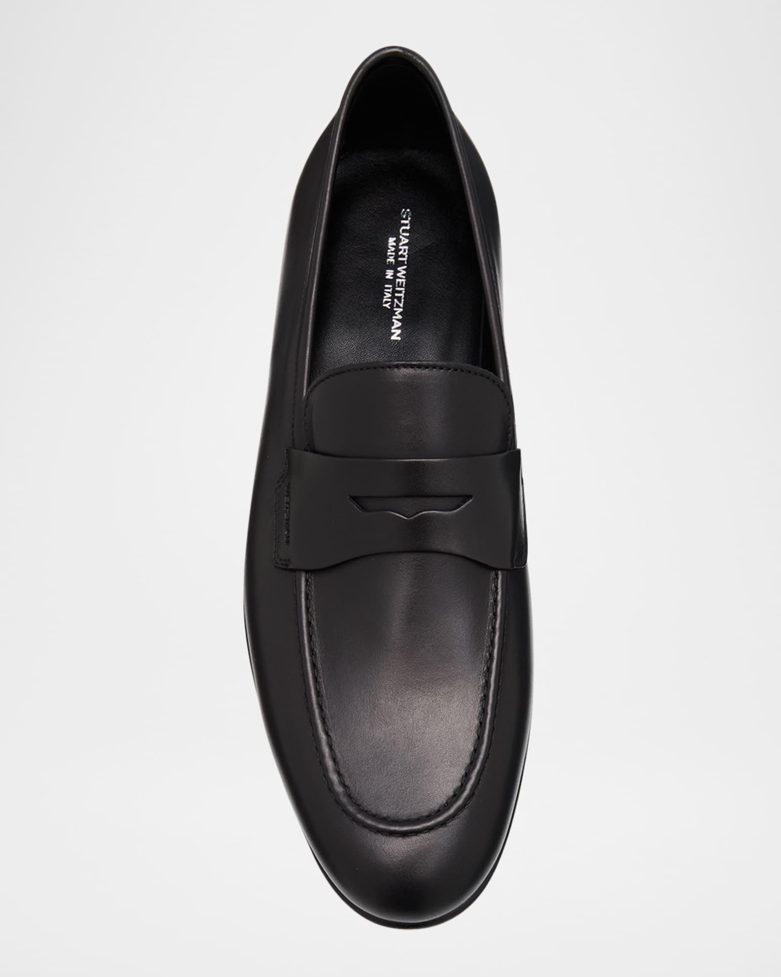 Men's Banks Leather Penny Loafers Product Image