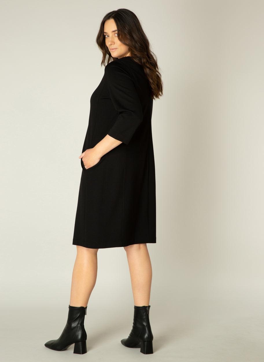Base Level Addy Black Dress Product Image