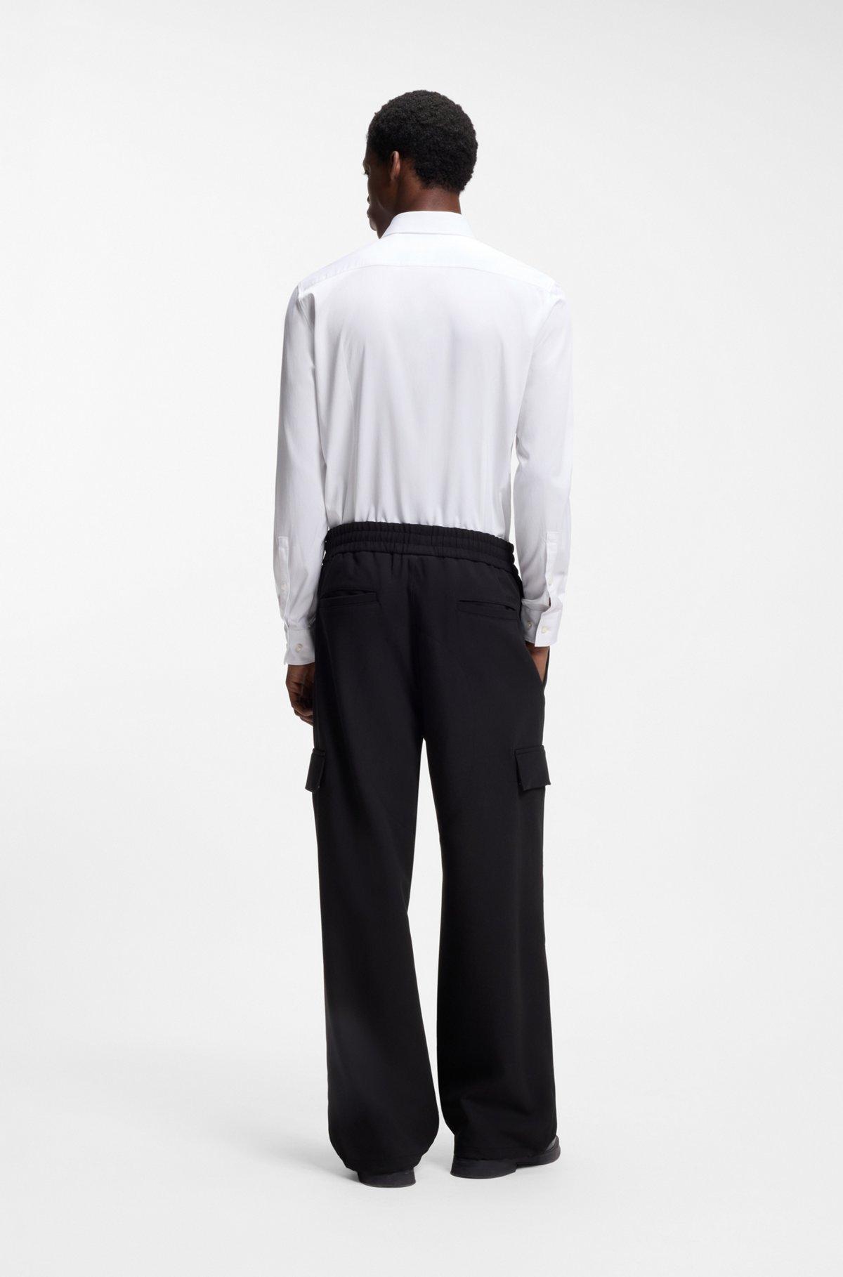 Slim-fit shirt in stretch twill Product Image