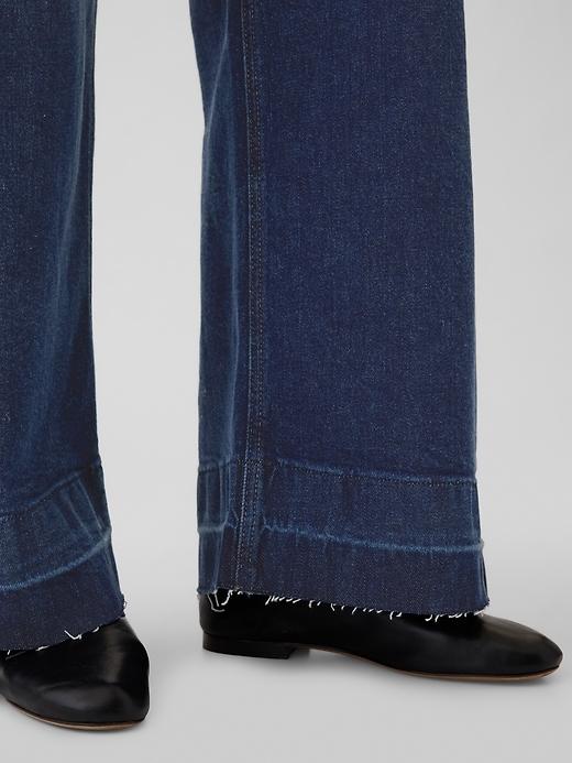 High Rise Stride Wide-Leg Jeans Product Image