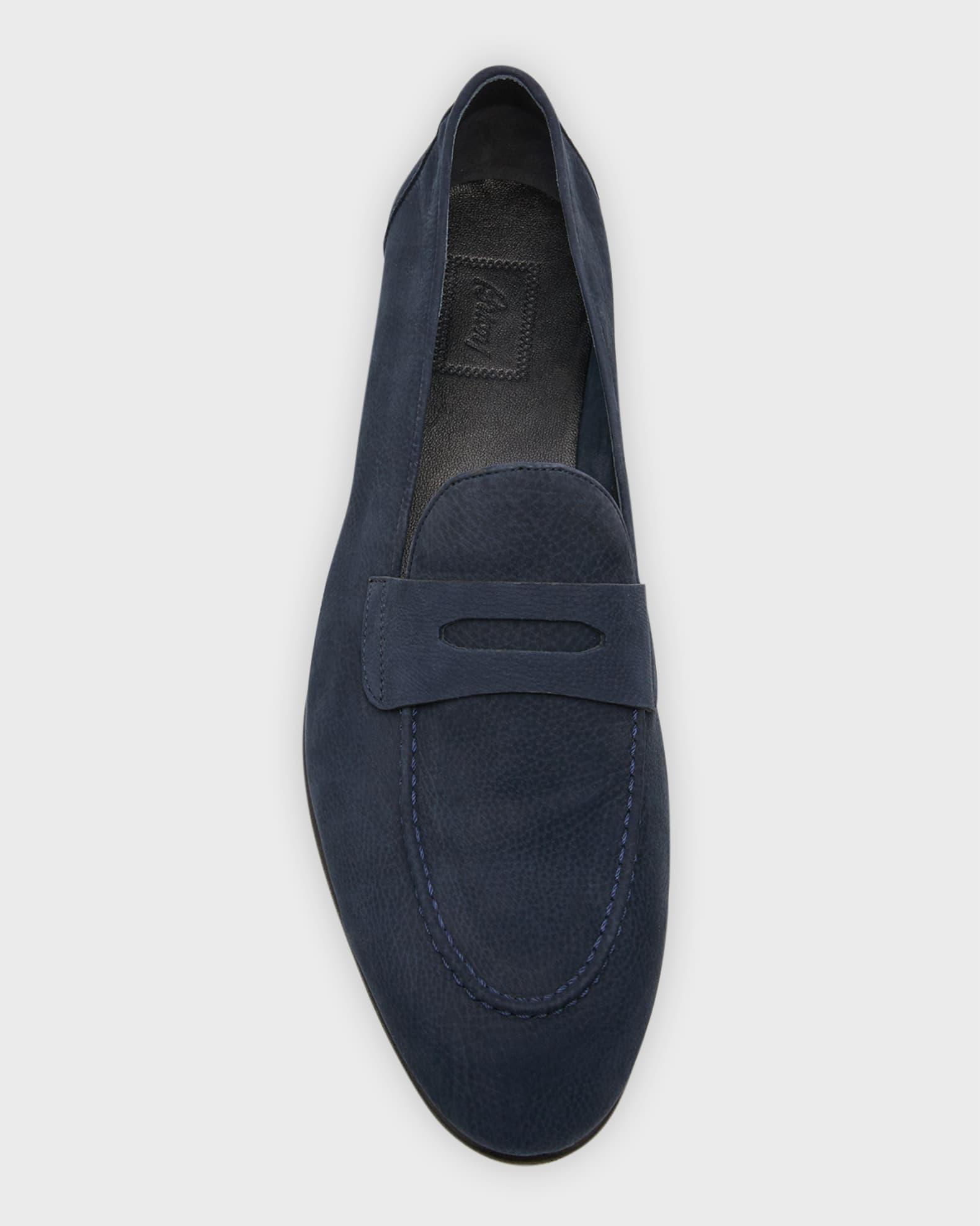Men's Leather Penny Loafers Product Image