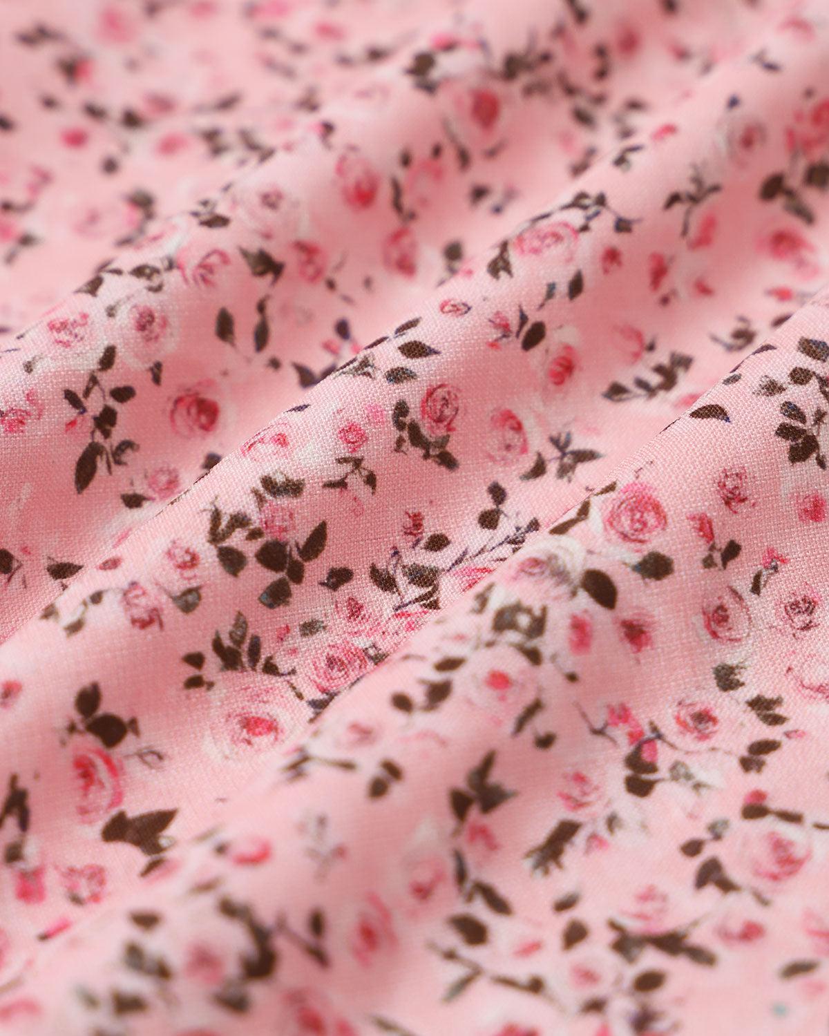 Pink Floral Ruched Corset Slip Mini Dress Product Image