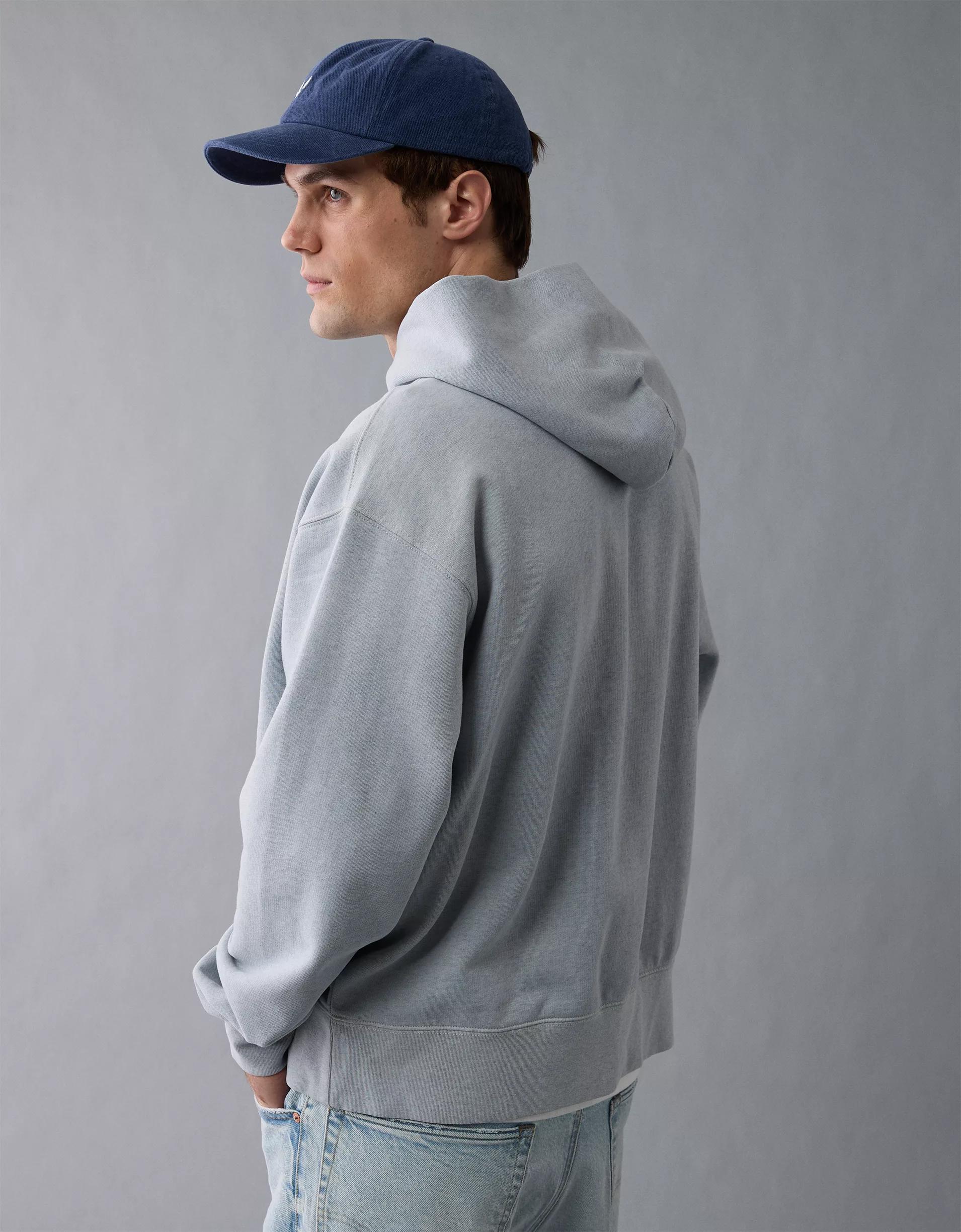 AE Laidback Luxe Heavyweight Logo Hoodie Product Image