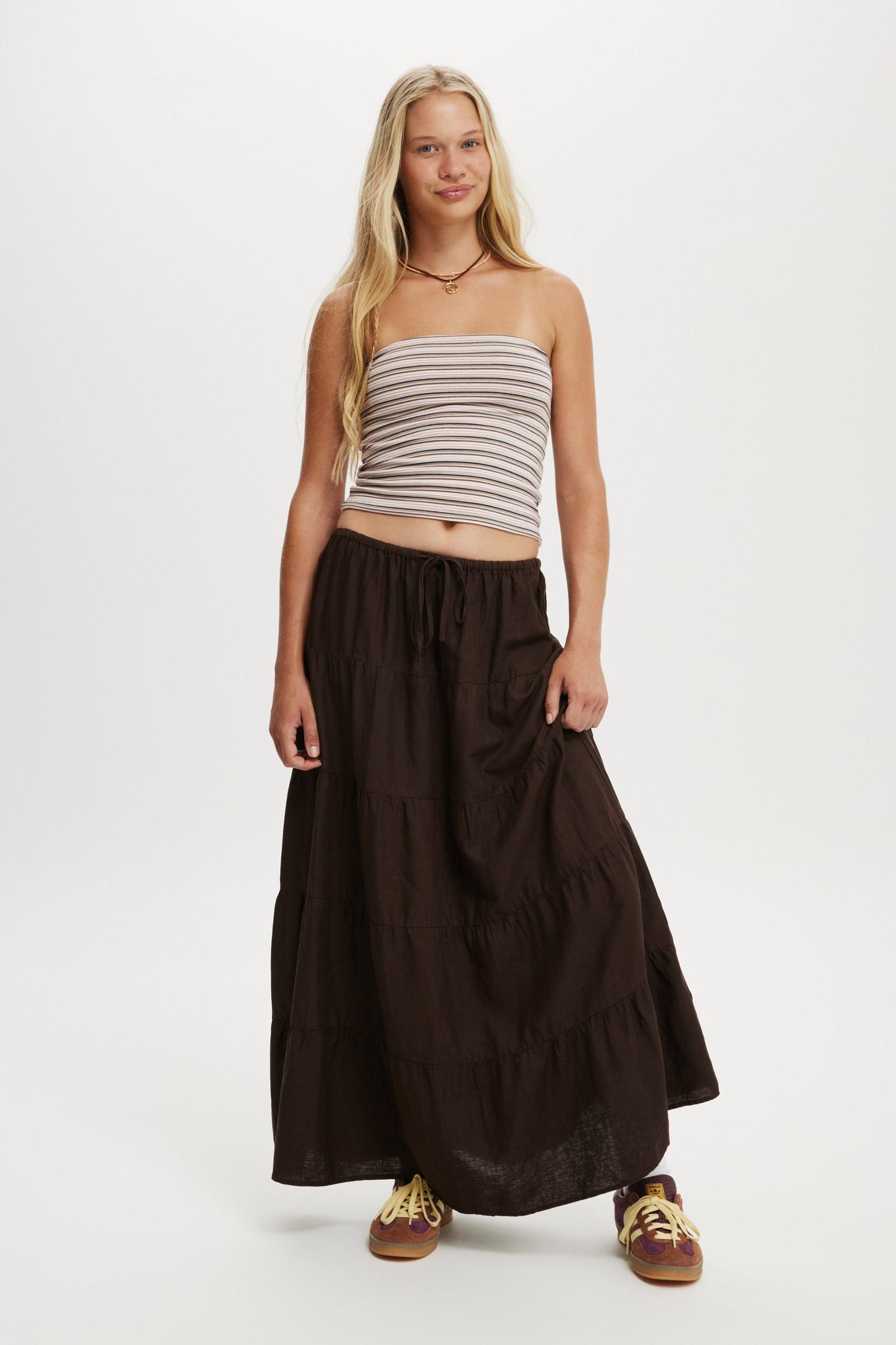 Haven Multi Tiered Maxi Skirt Product Image