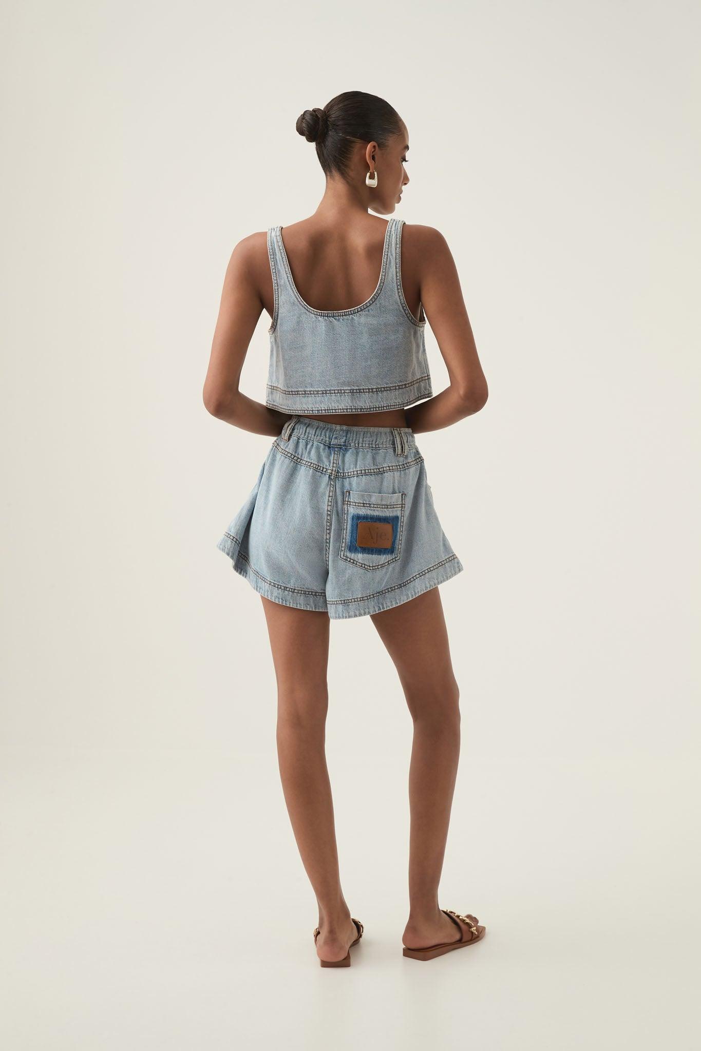 Aura Denim Top Product Image