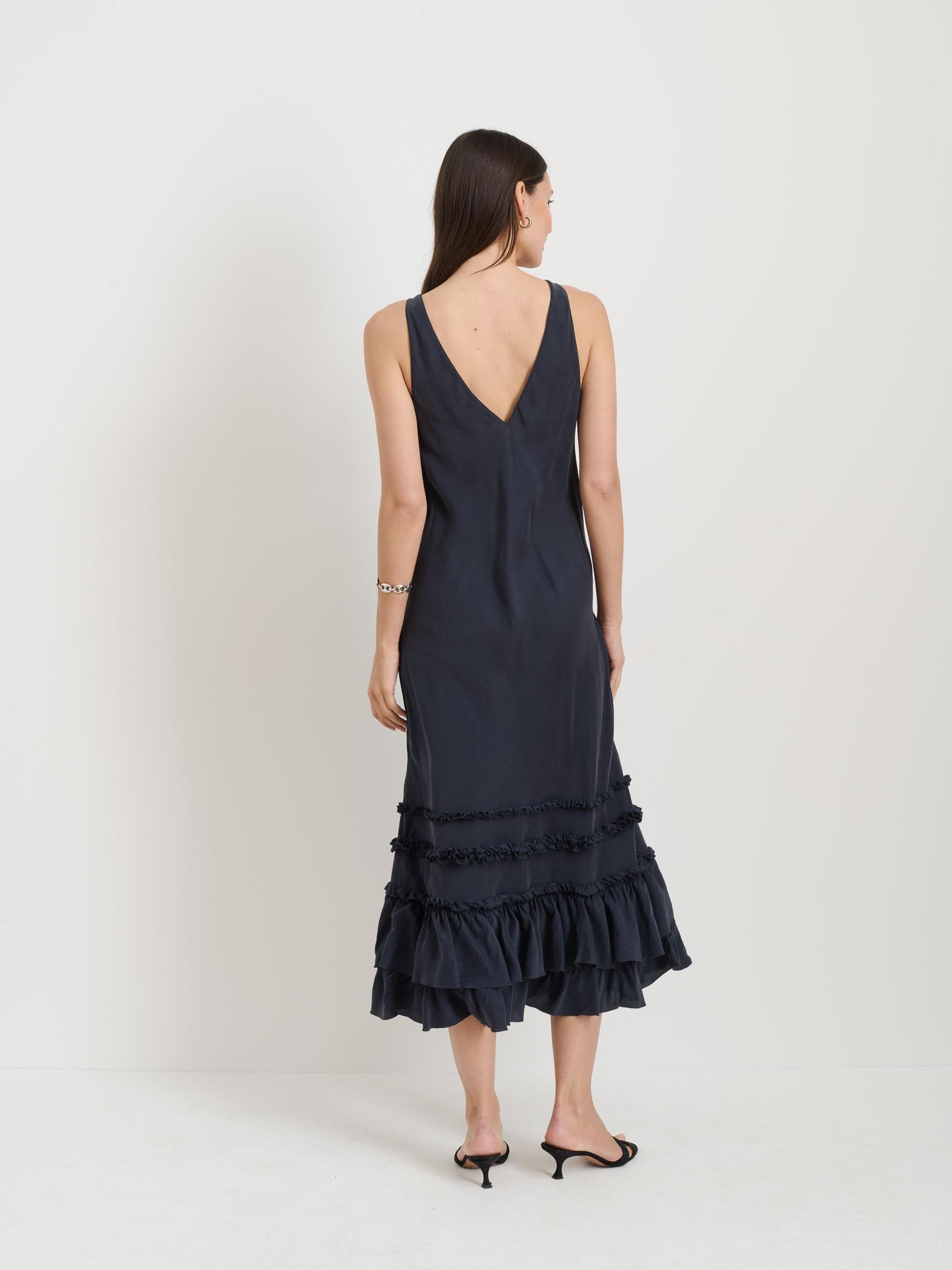 Lilly Dress In Washed Silk Product Image