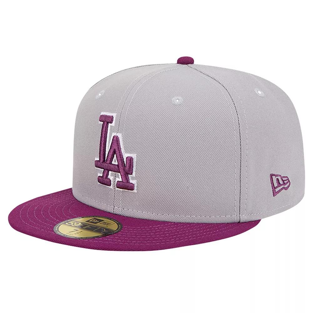 Men's New Era Green/Gray Los Angeles Dodgers Two-Tone Color Pack 59FIFTY Fitted Hat, Size: 7 3/4 Product Image