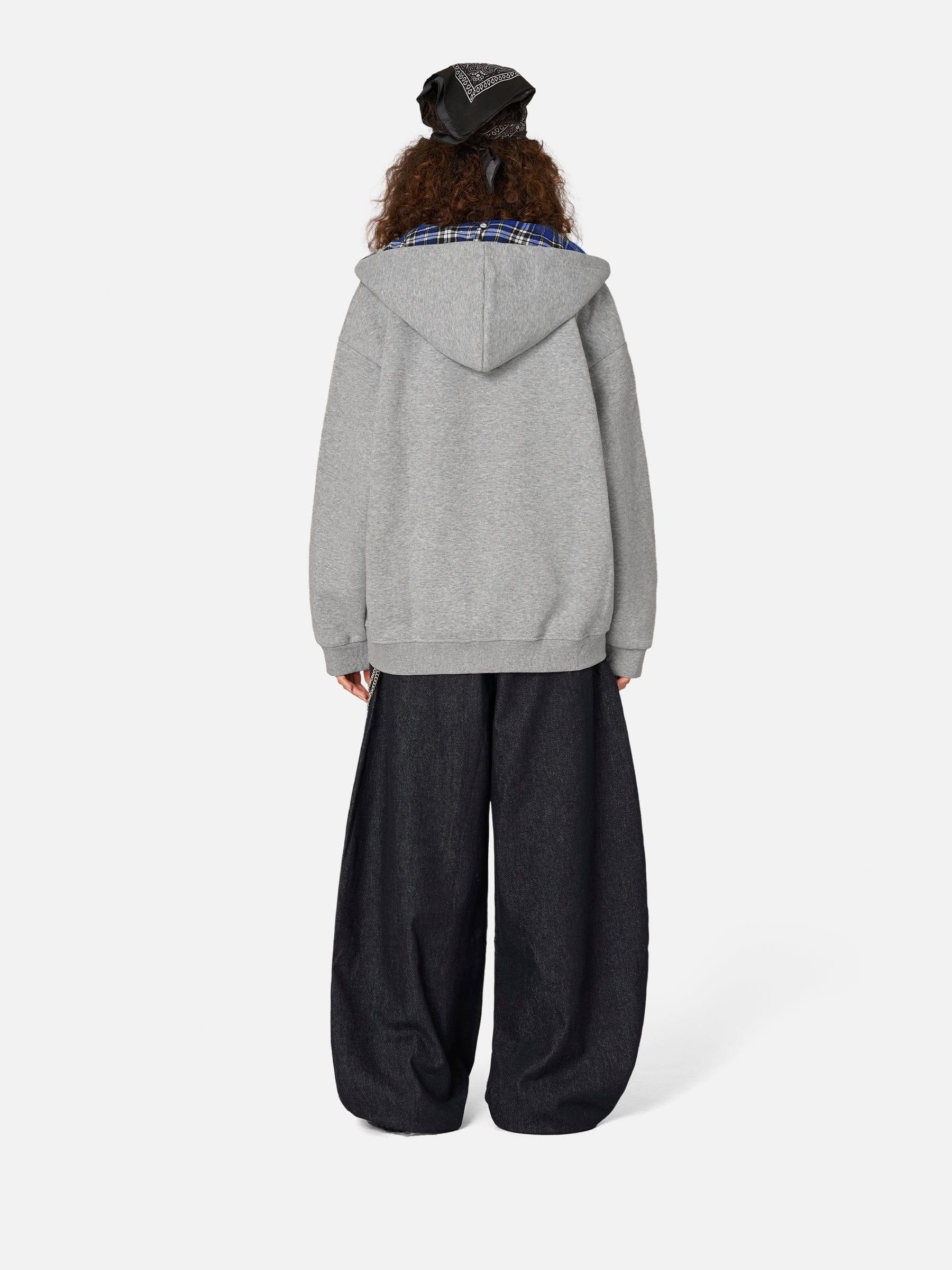 Aelfric Eden Oversized Plaid Hoodie Product Image