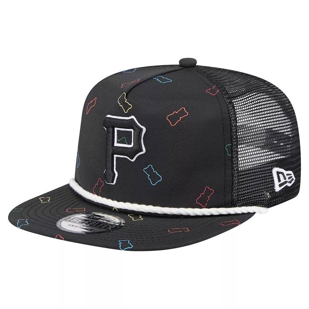 Mens New Era Pittsburgh Pirates Gummy Golfer Trucker Adjustable Hat Product Image