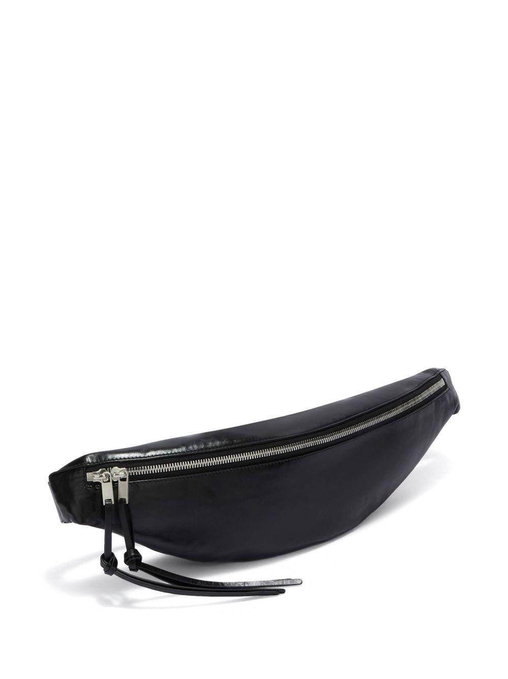 smooth-grain leather belt bag Product Image