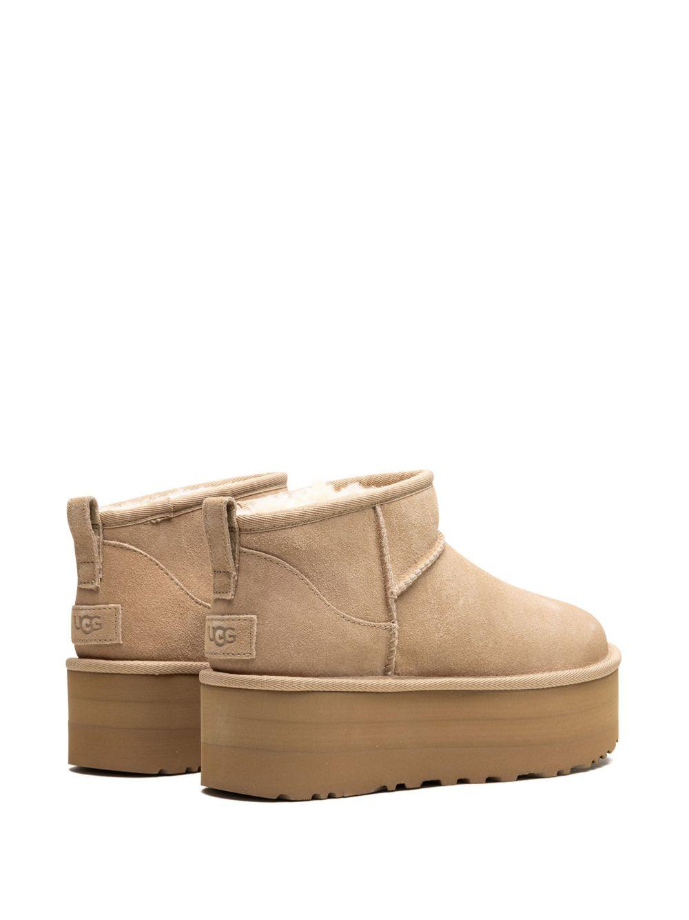 Classic Ultra Mini Platform "Sand" boots Product Image