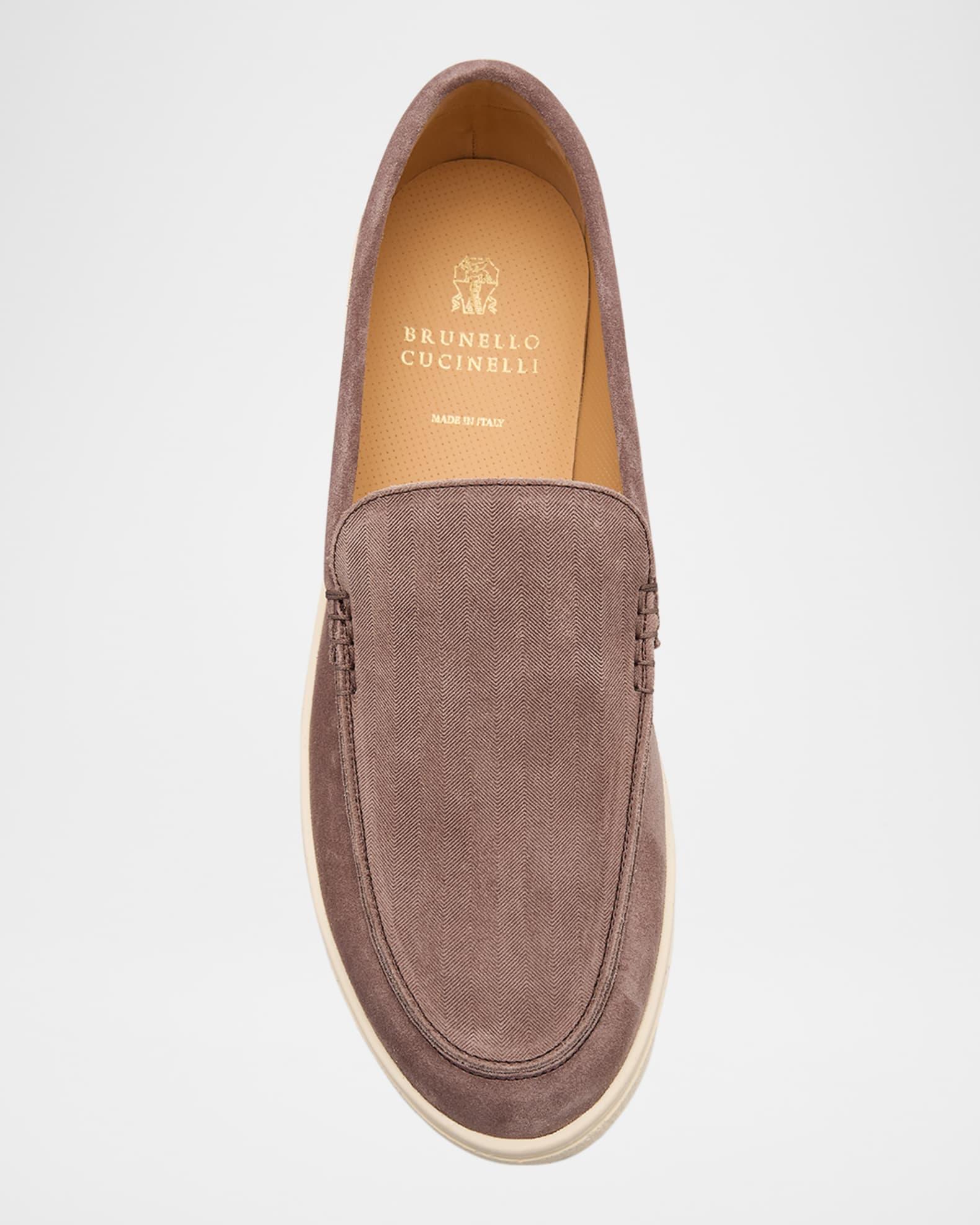 Men's Hybrid Venetian Suede Slip-Ons Product Image