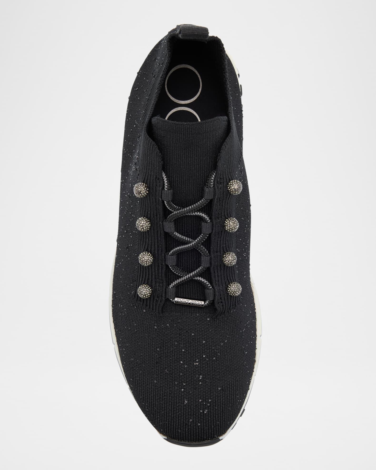 Veles Sequin Knit Trainer Sneakers Product Image