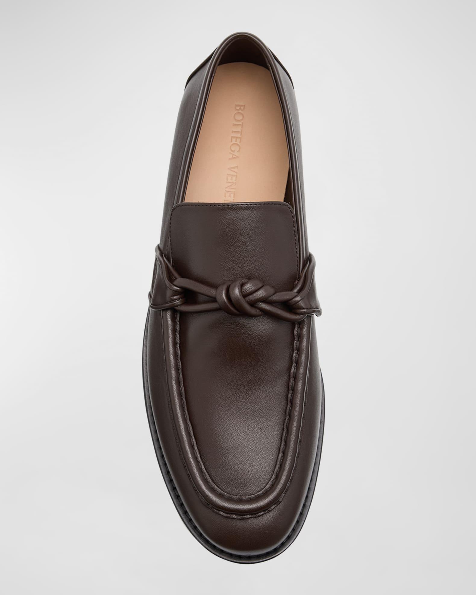 Men's Astaire Leather Knot Loafers Product Image