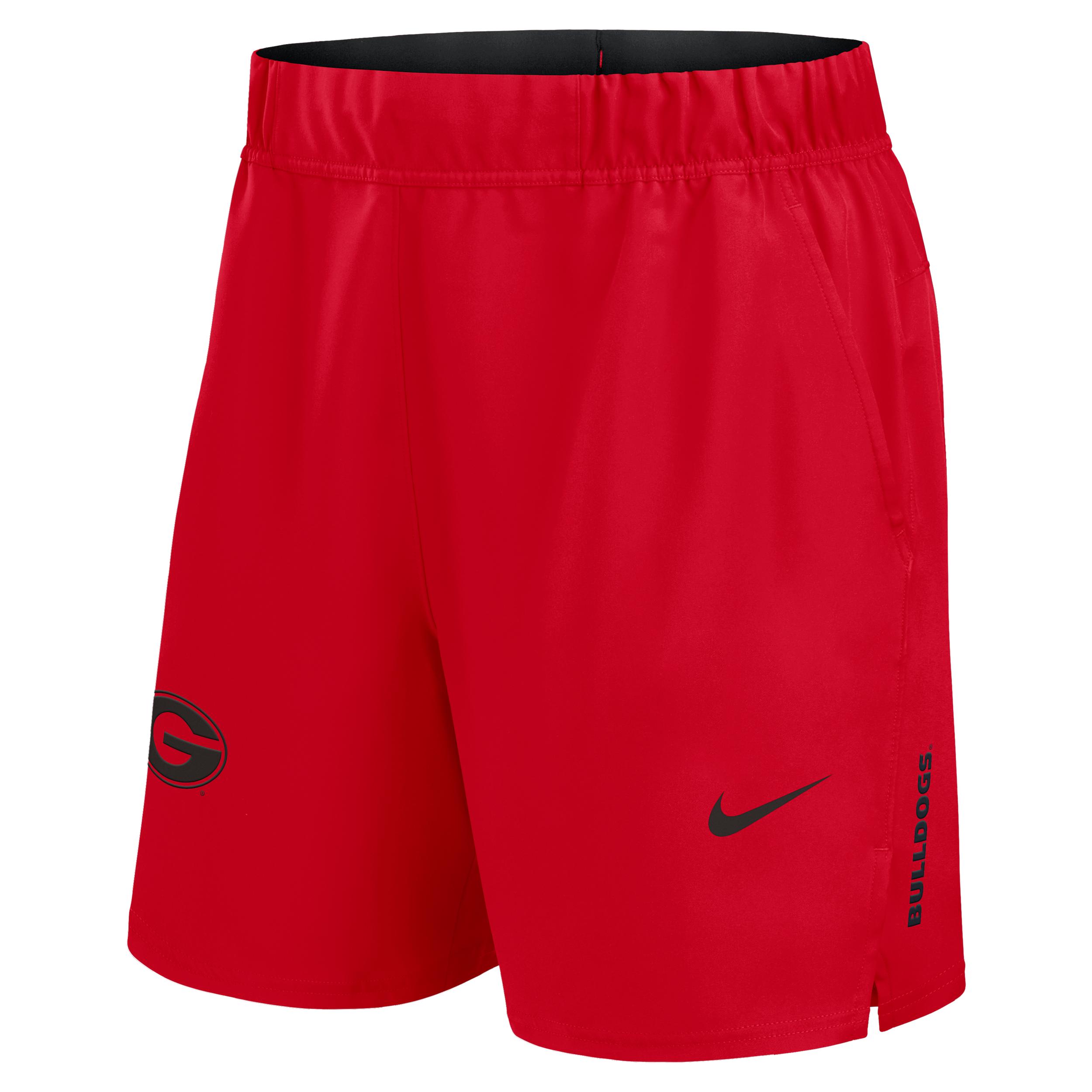 Georgia Primetime Victory Primary Logo Mens Nike Mens Dri-FIT College Shorts | 01NA65NNGB-TXS Product Image