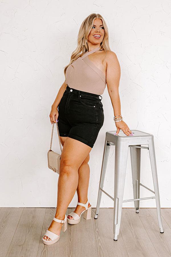 Risen The Lilliana High Waist Shorts Curves Product Image
