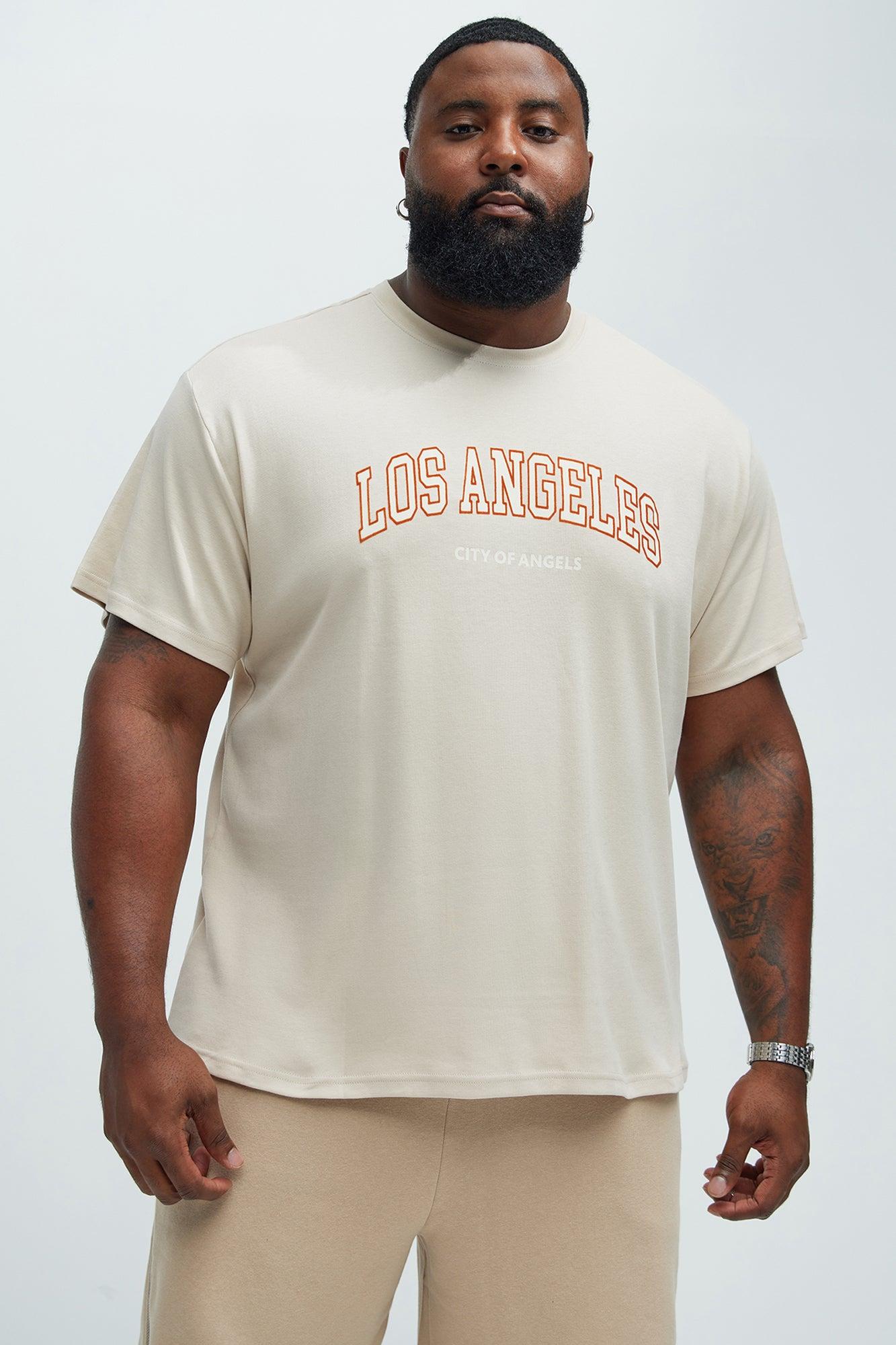 Los Angeles Coordinates Short Sleeve Tee - Sand Product Image