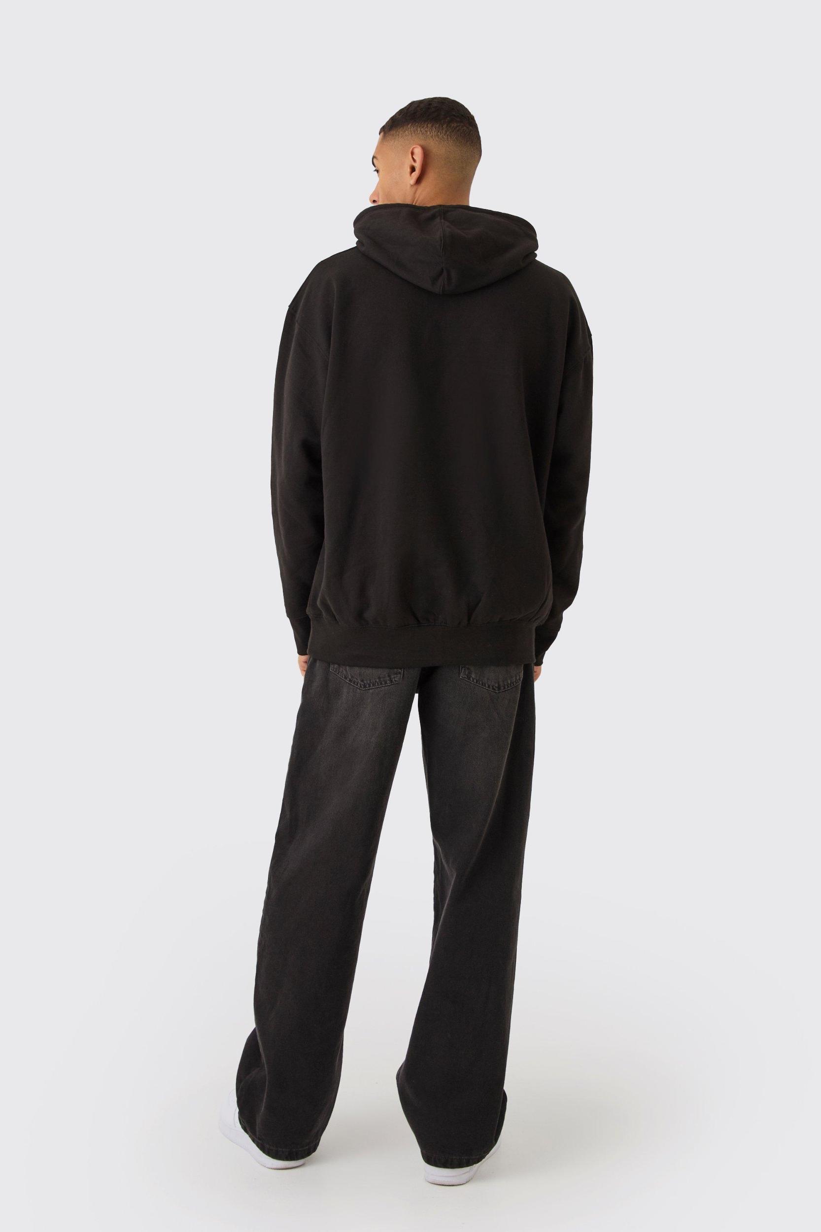 Oversized Nirvana License Print Hoodie | boohooMAN USA Product Image