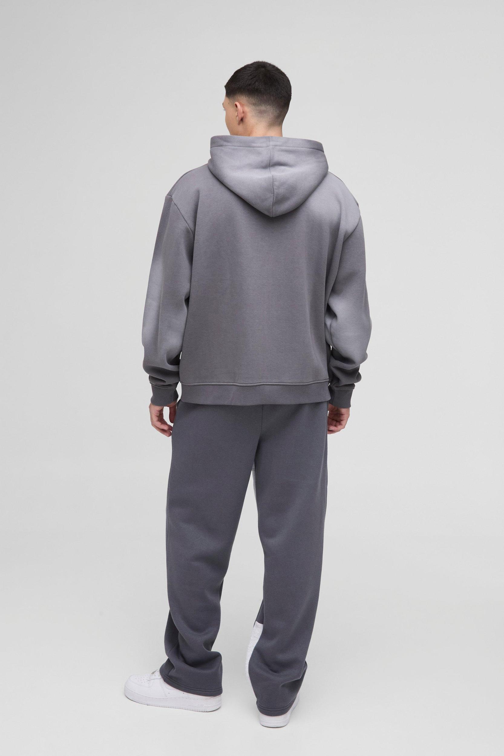 Relaxed Colour Block Gusset Sweatpants | boohooMAN USA Product Image