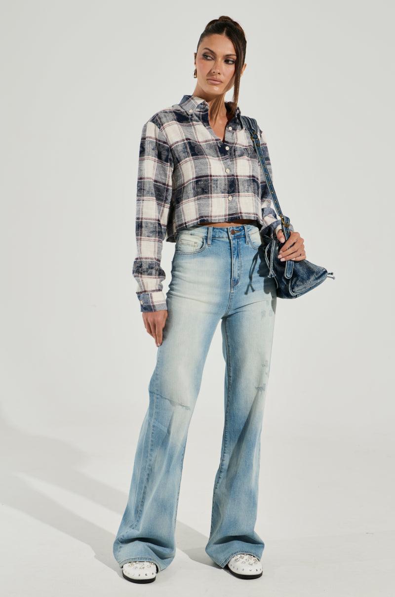 DONT WISH FOR TOO MUCH DENIM PANT Product Image