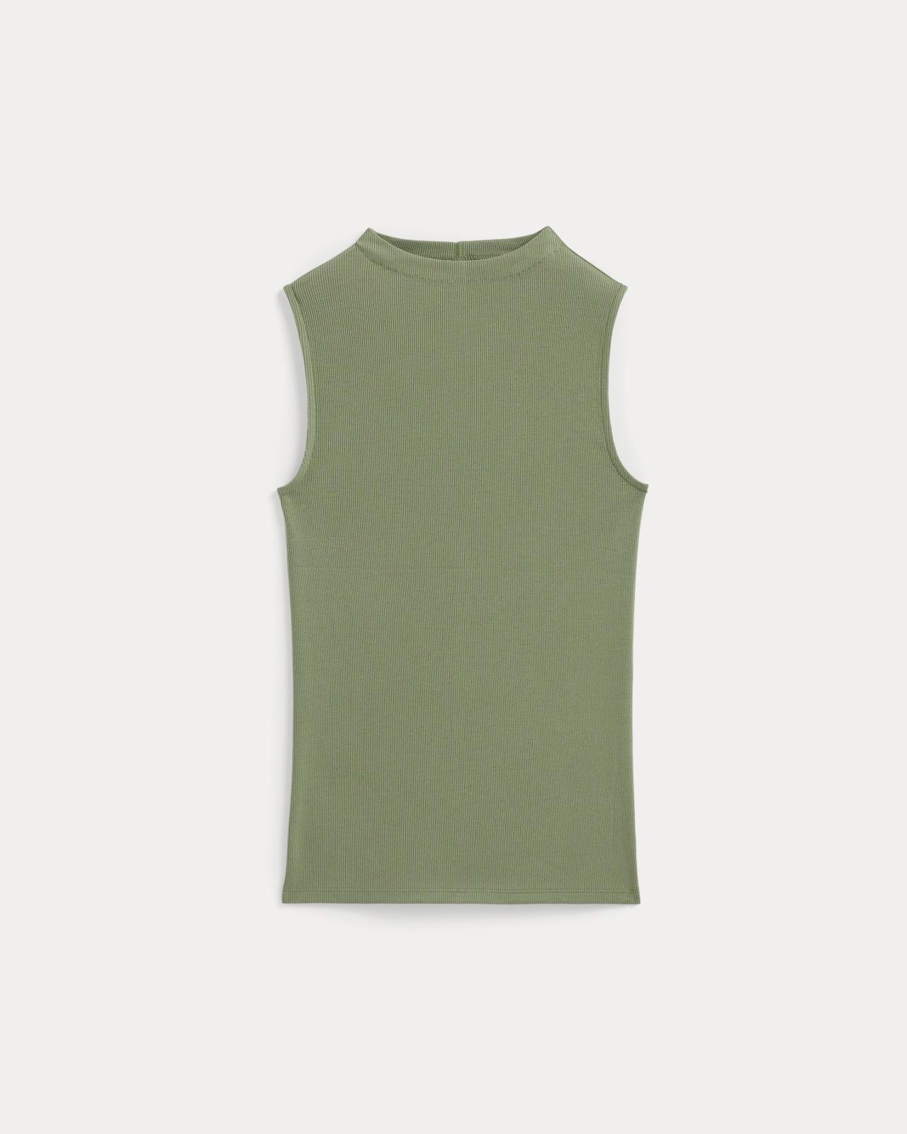 Womens Luxe Rib Funnel-Neck Tank by Everlane Product Image