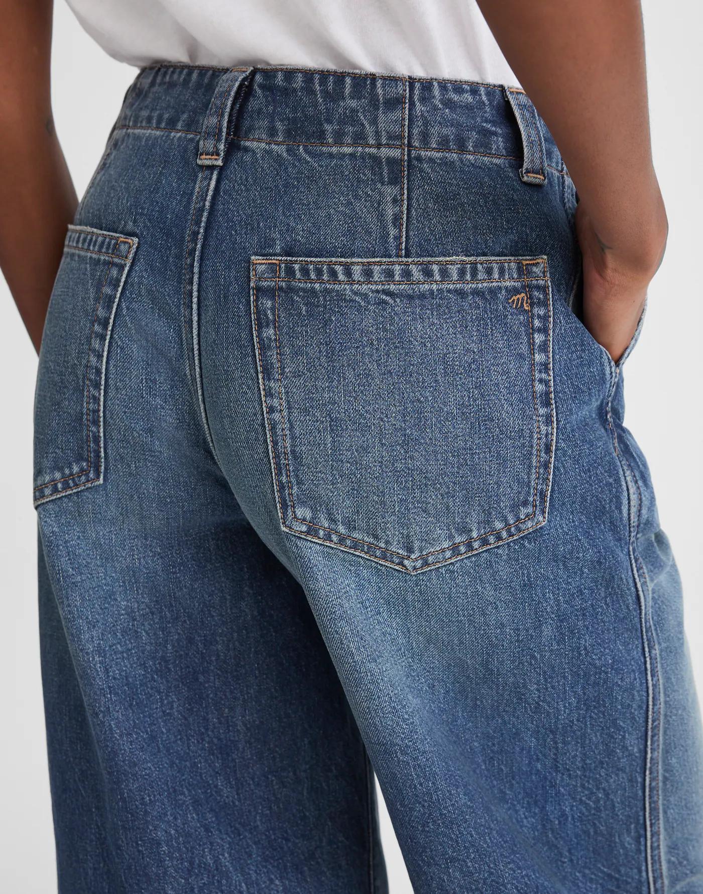Denim Culottes in Greendale Wash Product Image