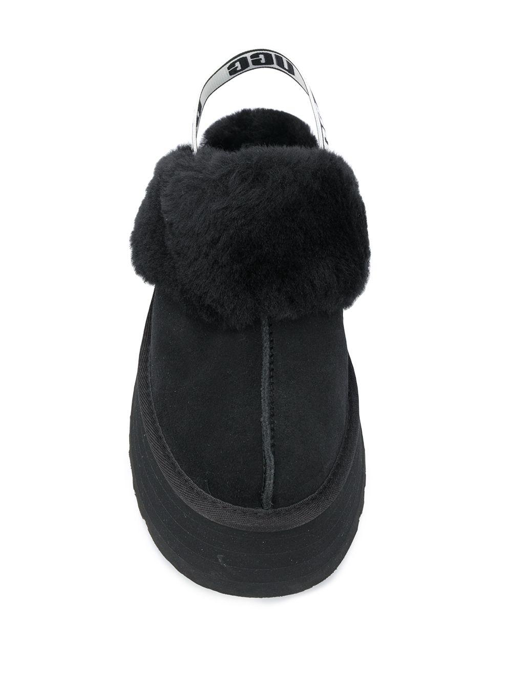 faux fur slingback mules Product Image