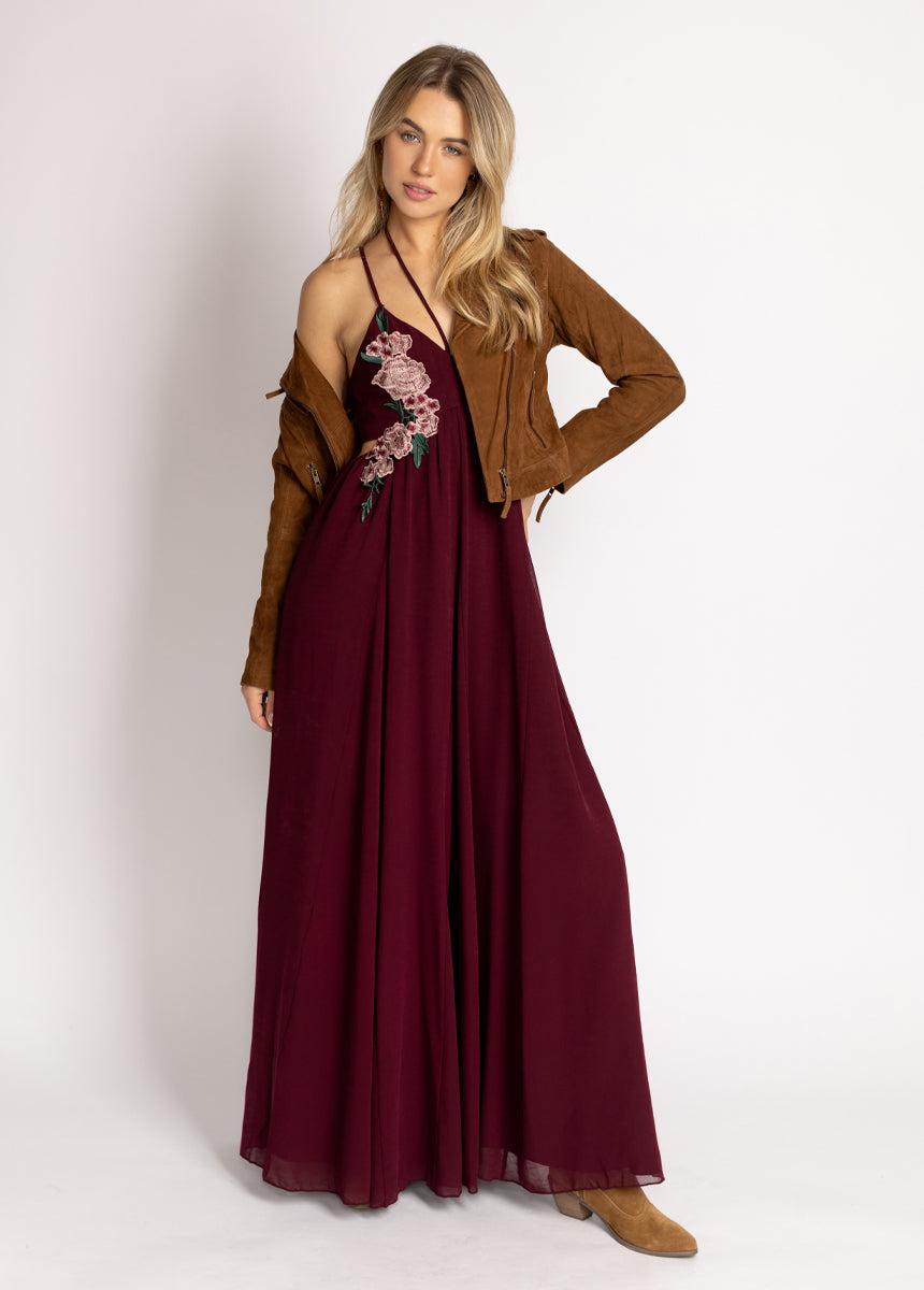 Mari Dress in Plum Female Product Image