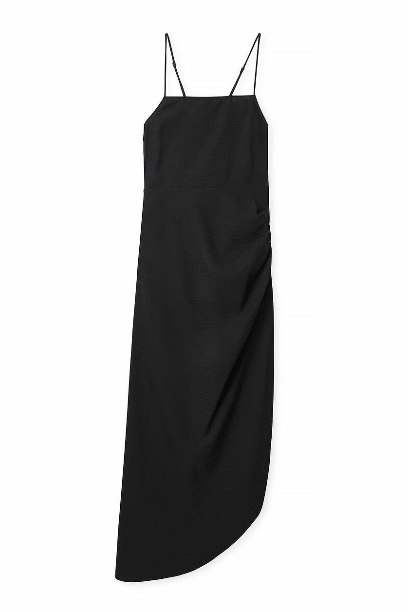 Tie Back Draped Midi Dress Product Image