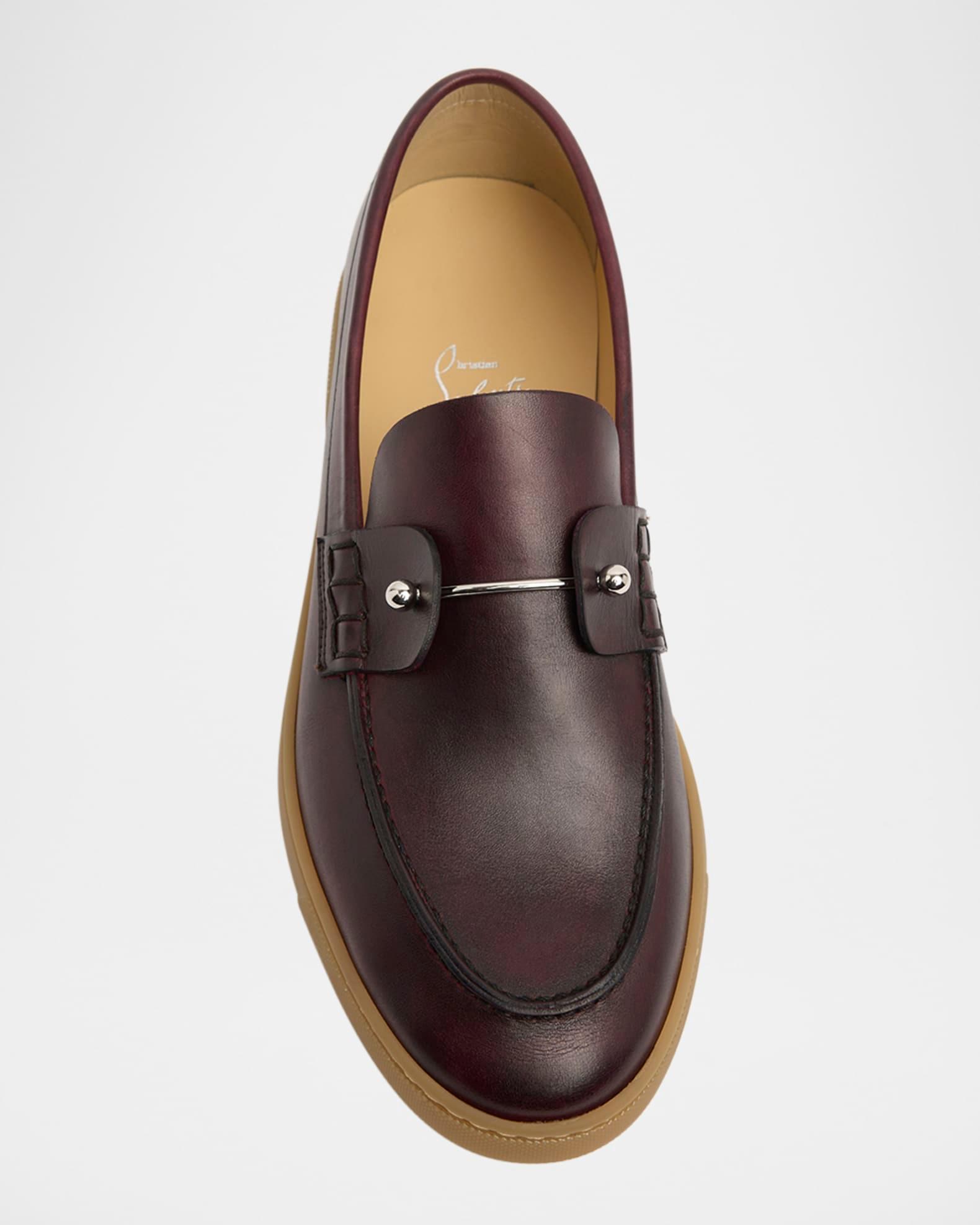 Men's Chambeliboat Leather Loafers Product Image