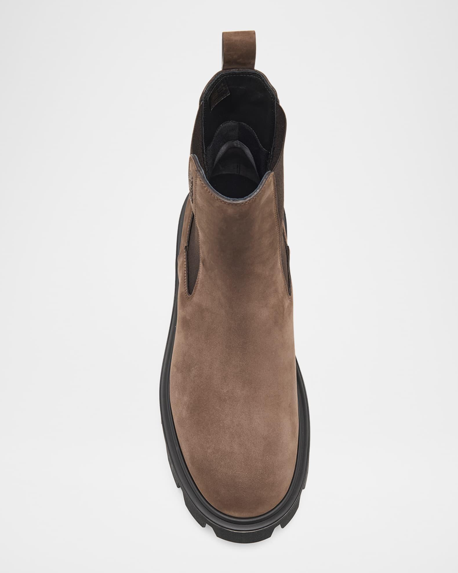 Men's Peak City Nubuck Lug-Sole Chelsea Boots Product Image