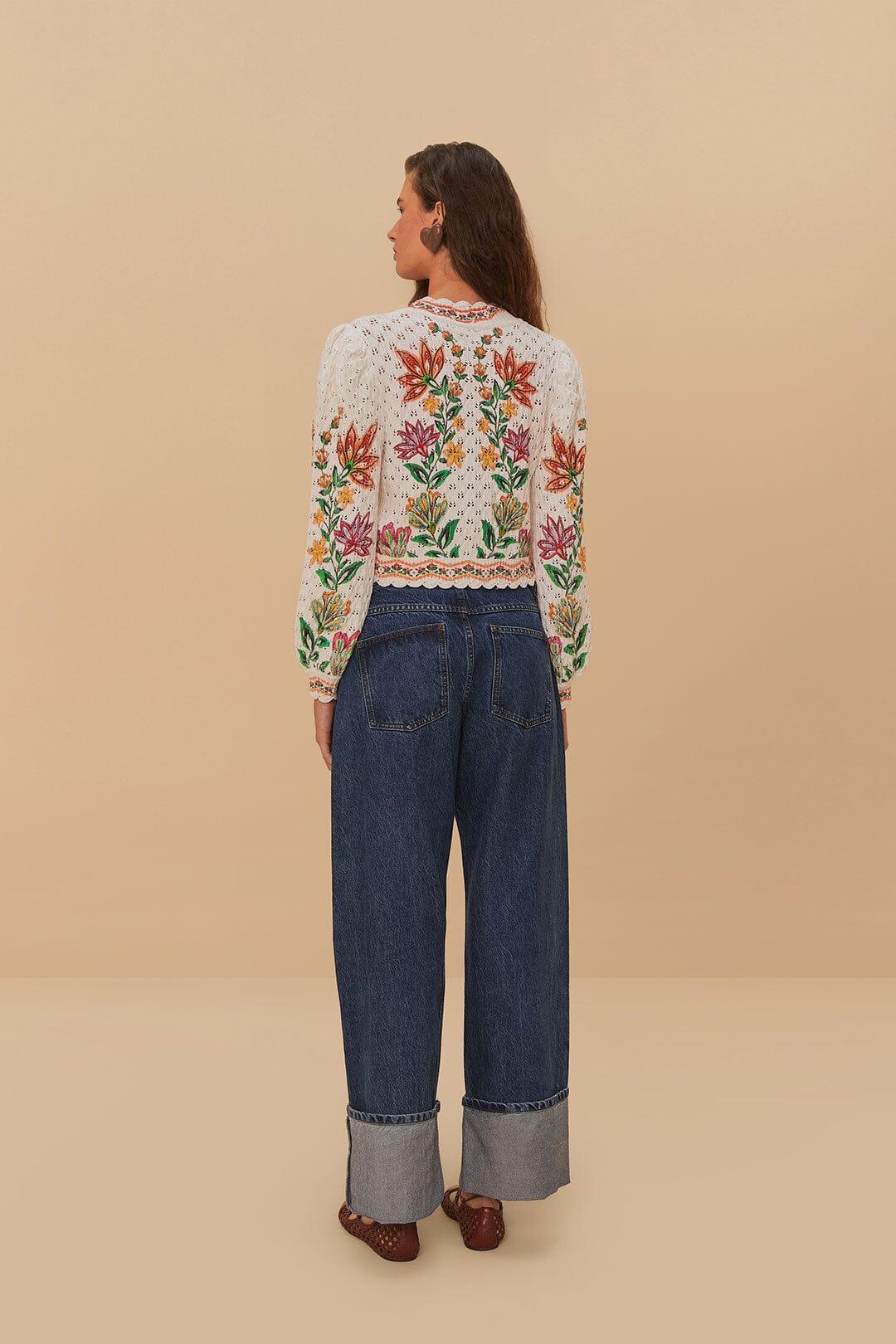 Denim Low Waist Wide Pants Product Image