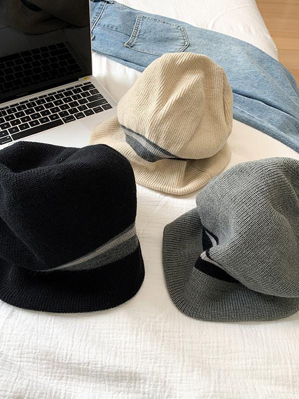 Striped Knitted Hats Product Image