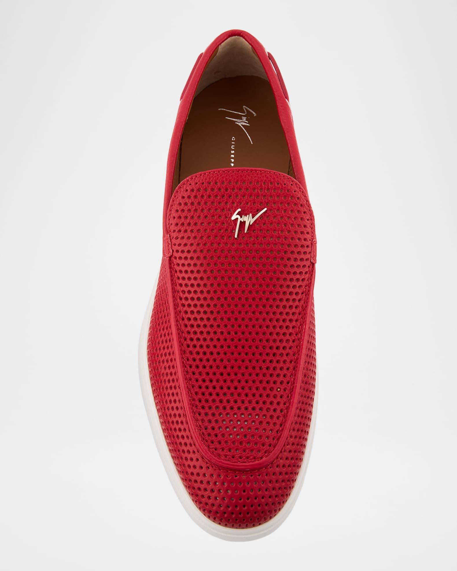 Men's Berth 10 Perforated Leather Loafers Product Image