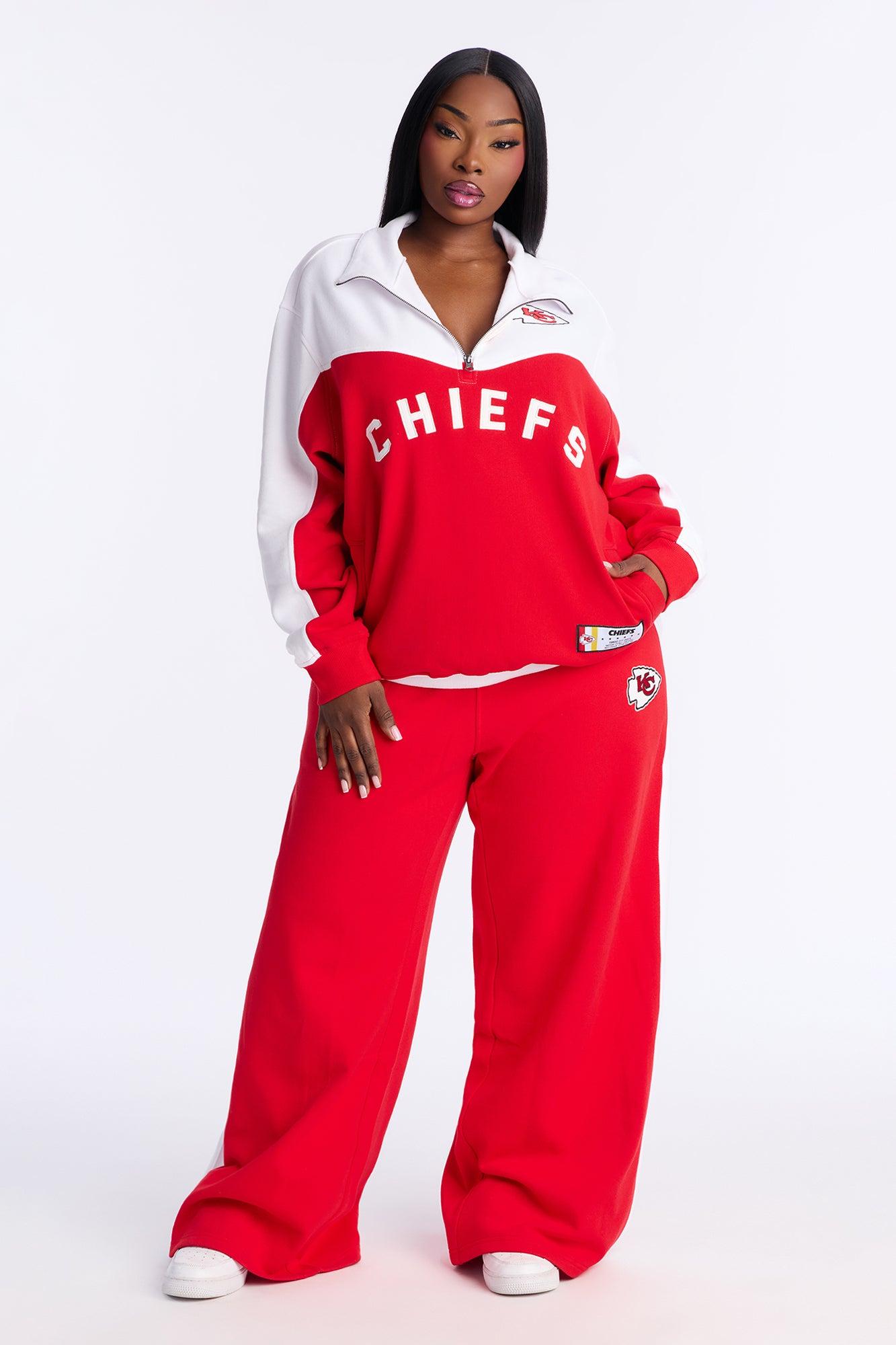 NFL Kansas City Chiefs Sweatpants - Red/combo Female Product Image