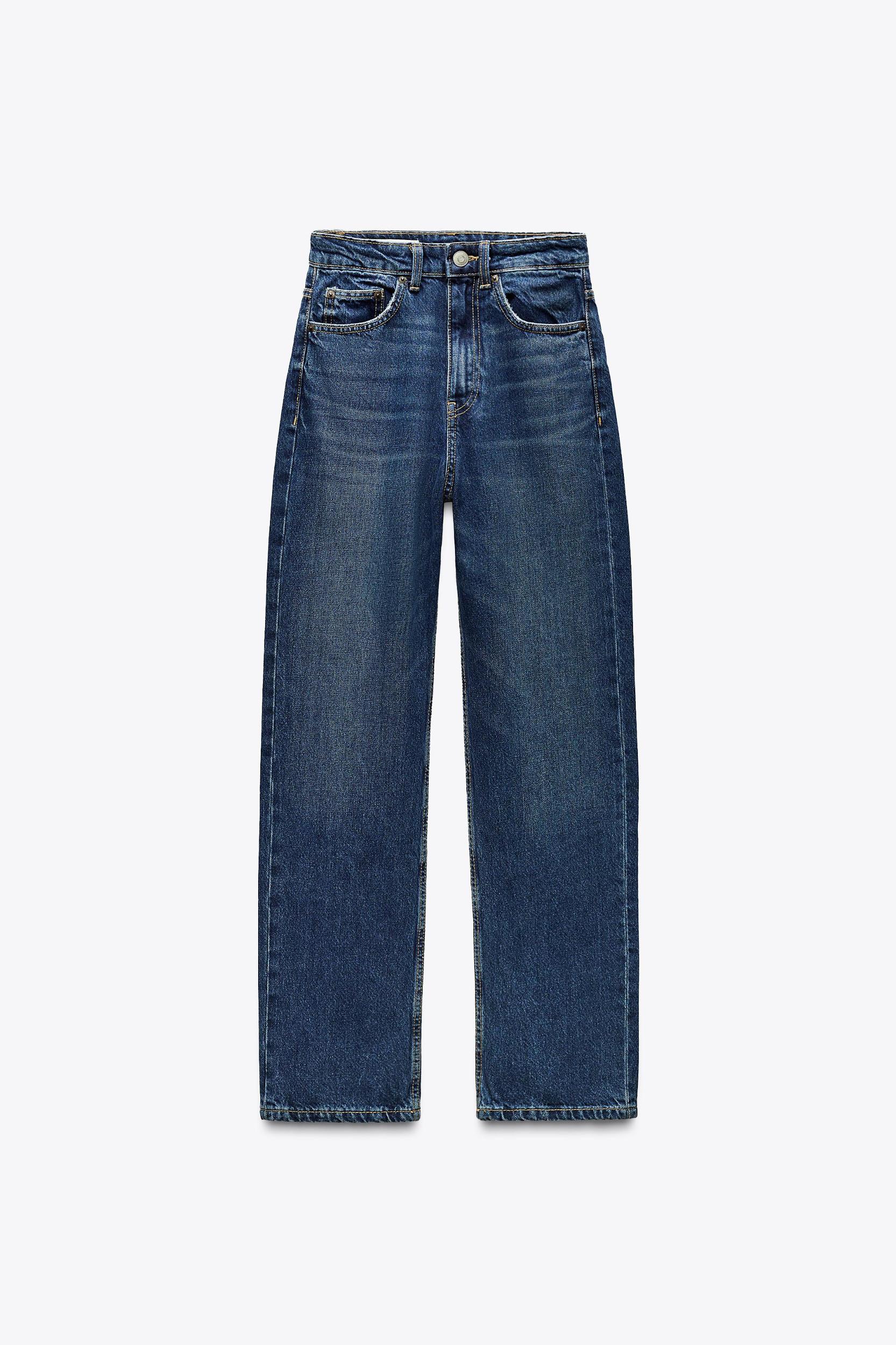 HIGH-WAISTED TRF MOM FIT JEANS Product Image