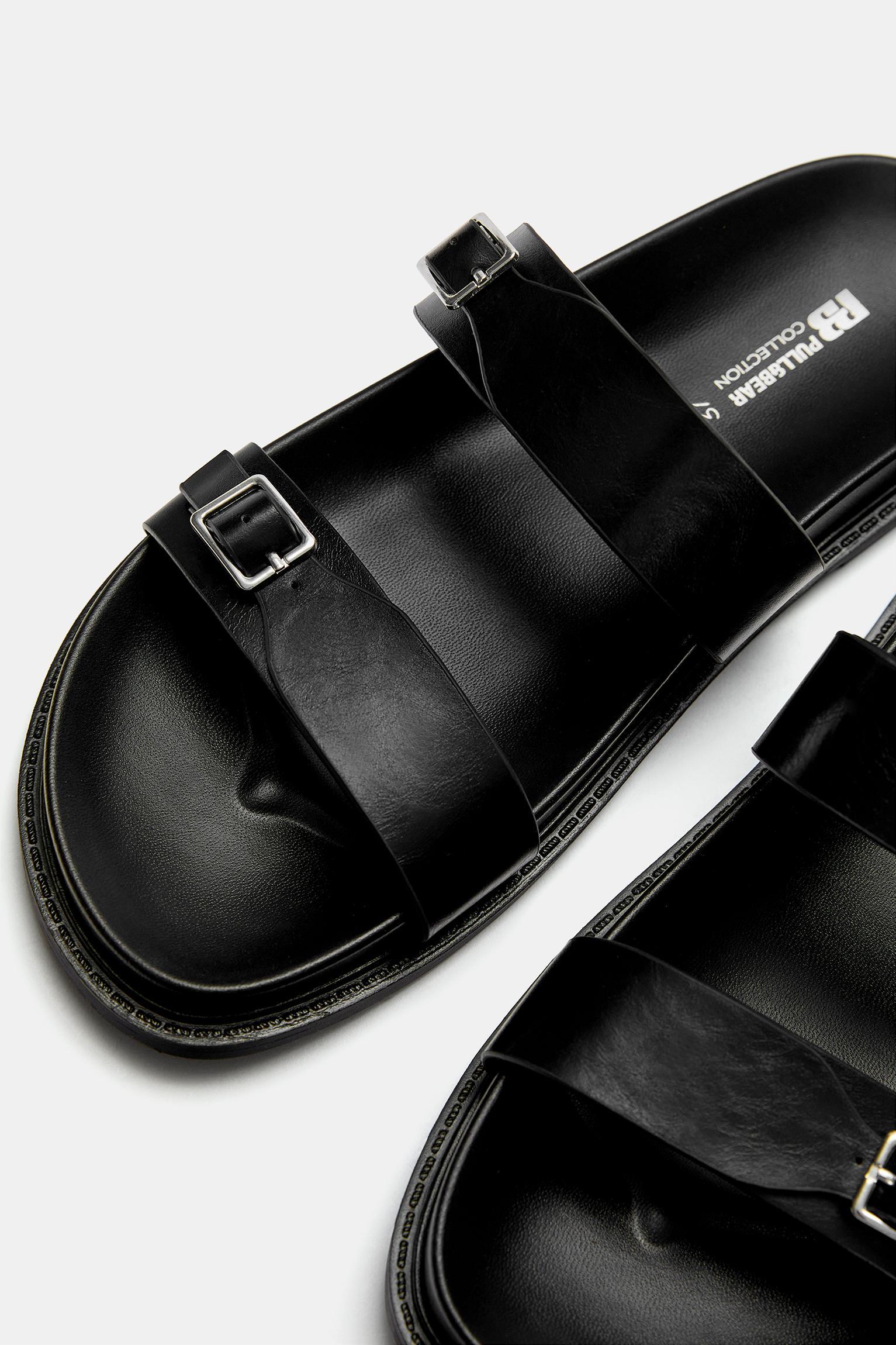 Flat sandals with straps Product Image