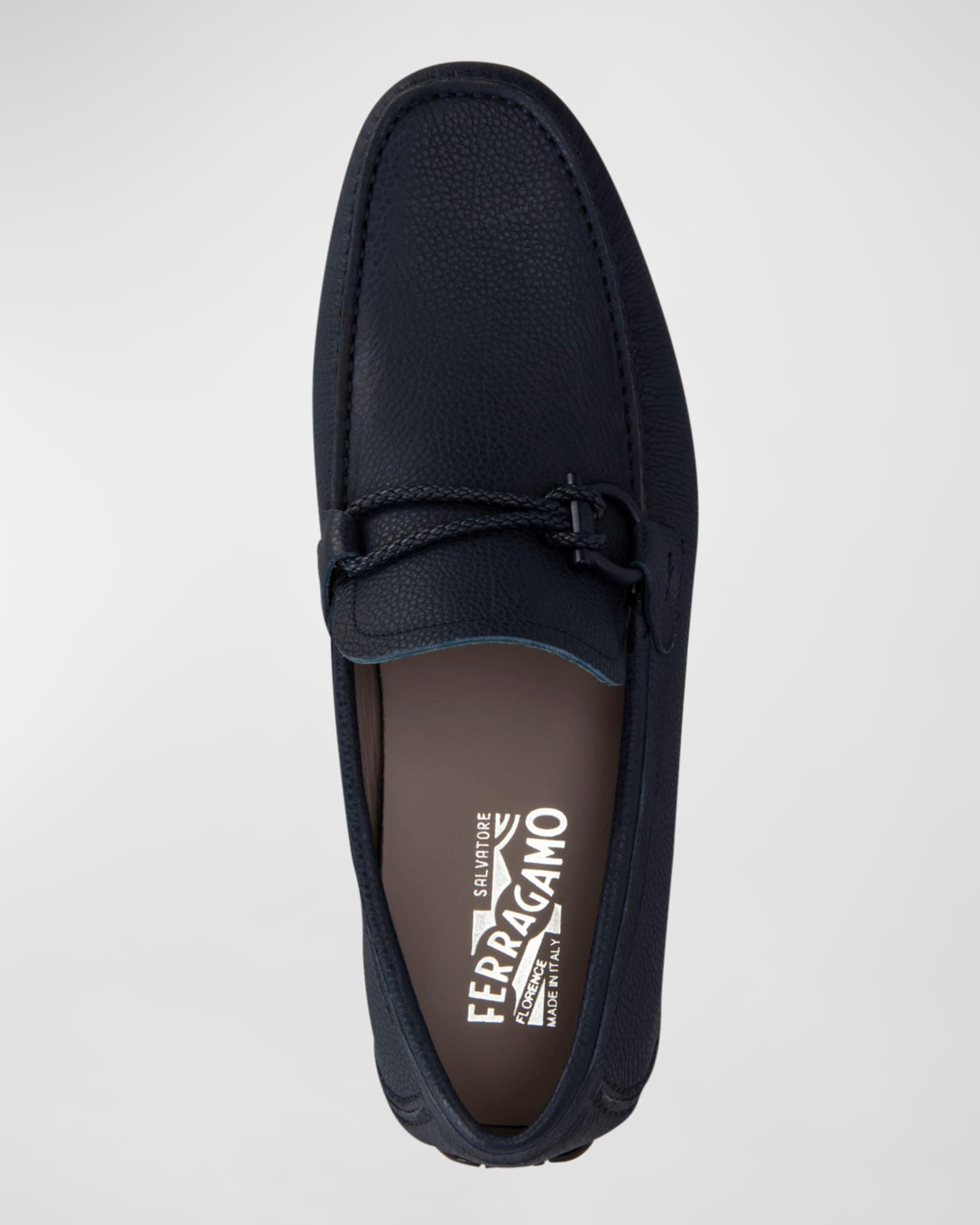 Mens Front 4 Leather Drivers Product Image