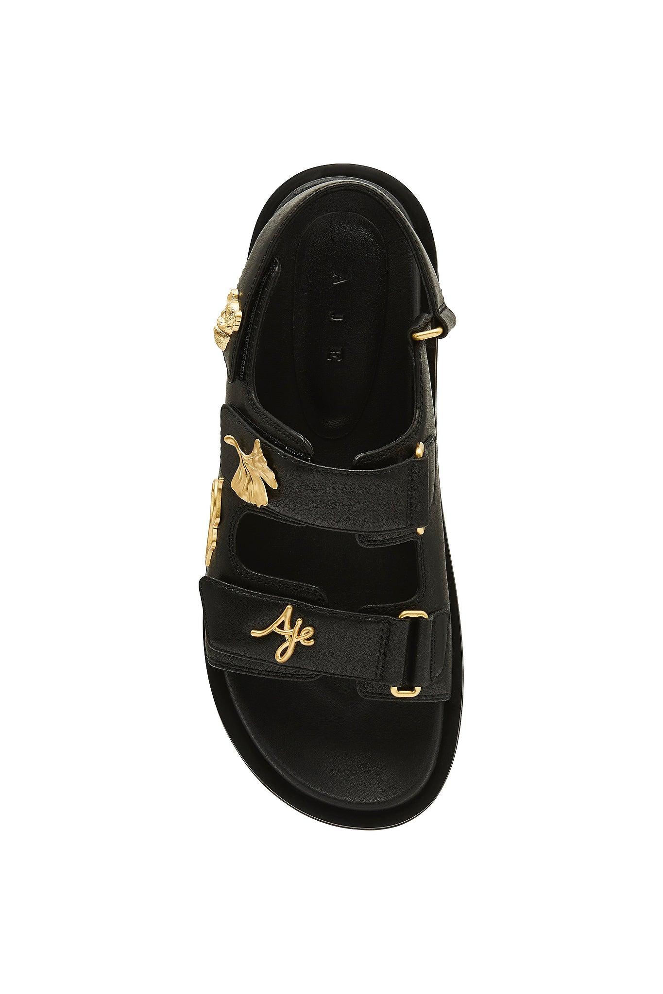 Augustine Charm Sandal-BLACK / 35 Product Image