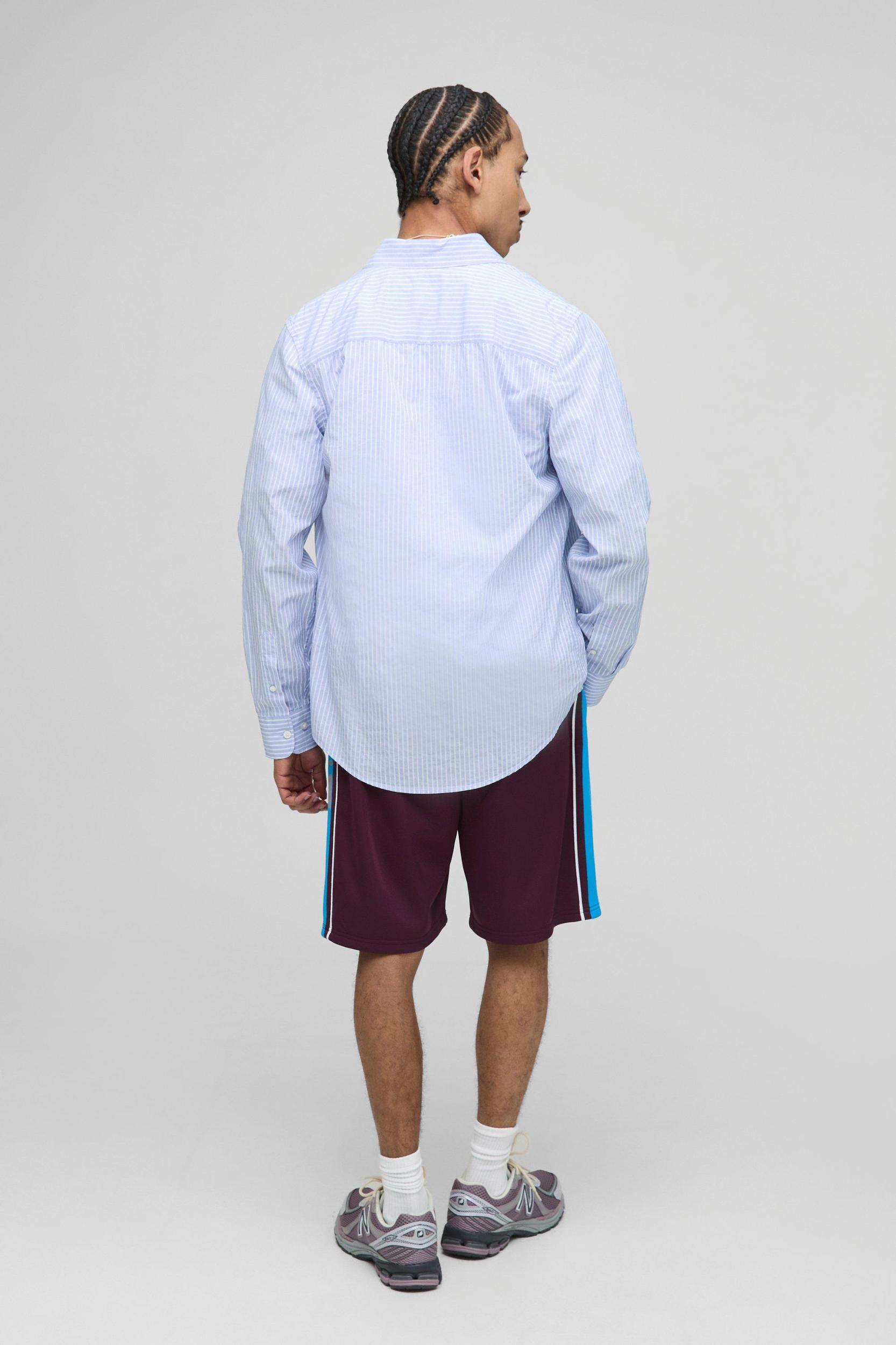 Relaxed Tricot Mid Length Shorts | boohooMAN USA Product Image