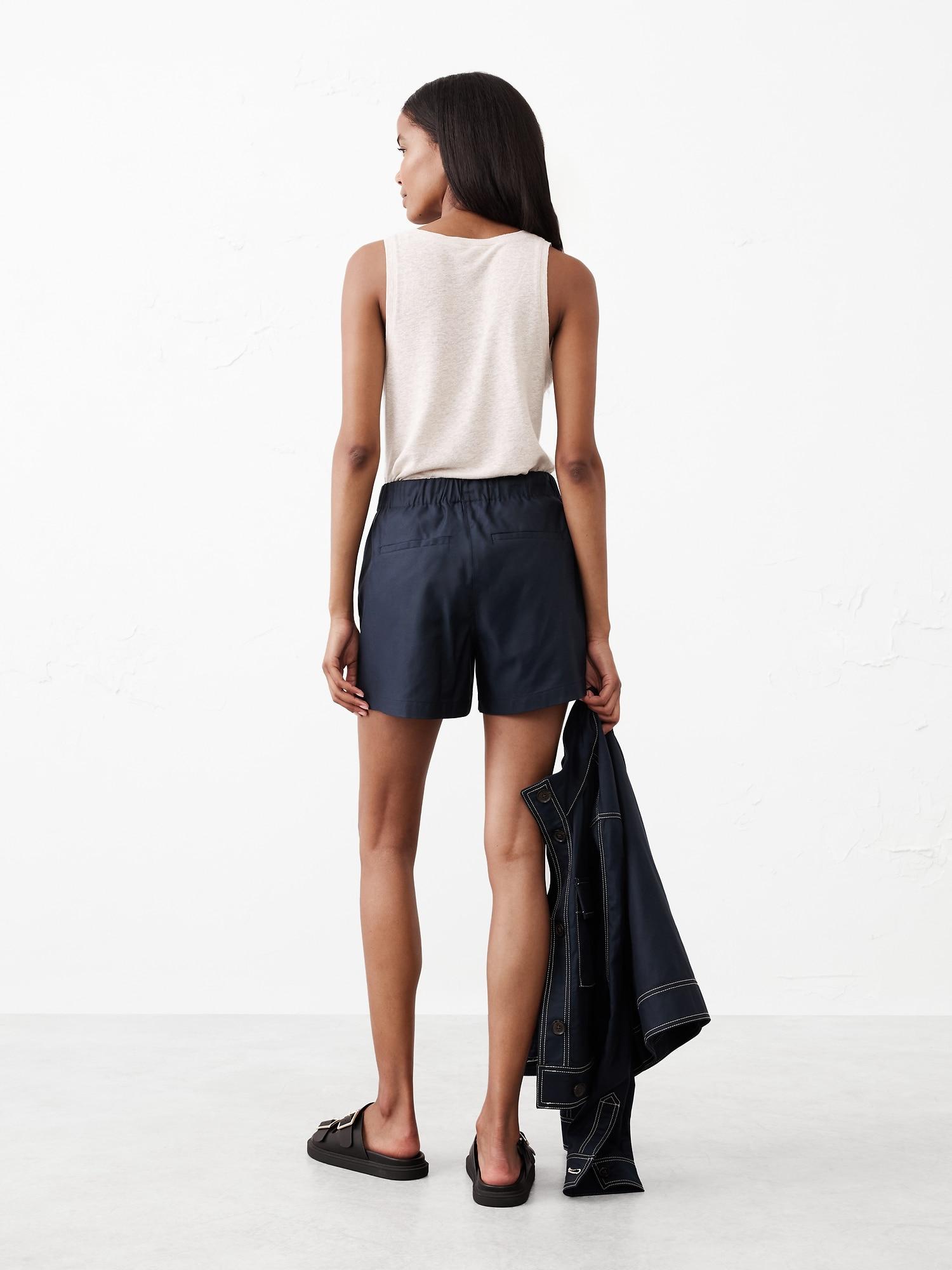 Twill Cargo Pull-On Short Product Image