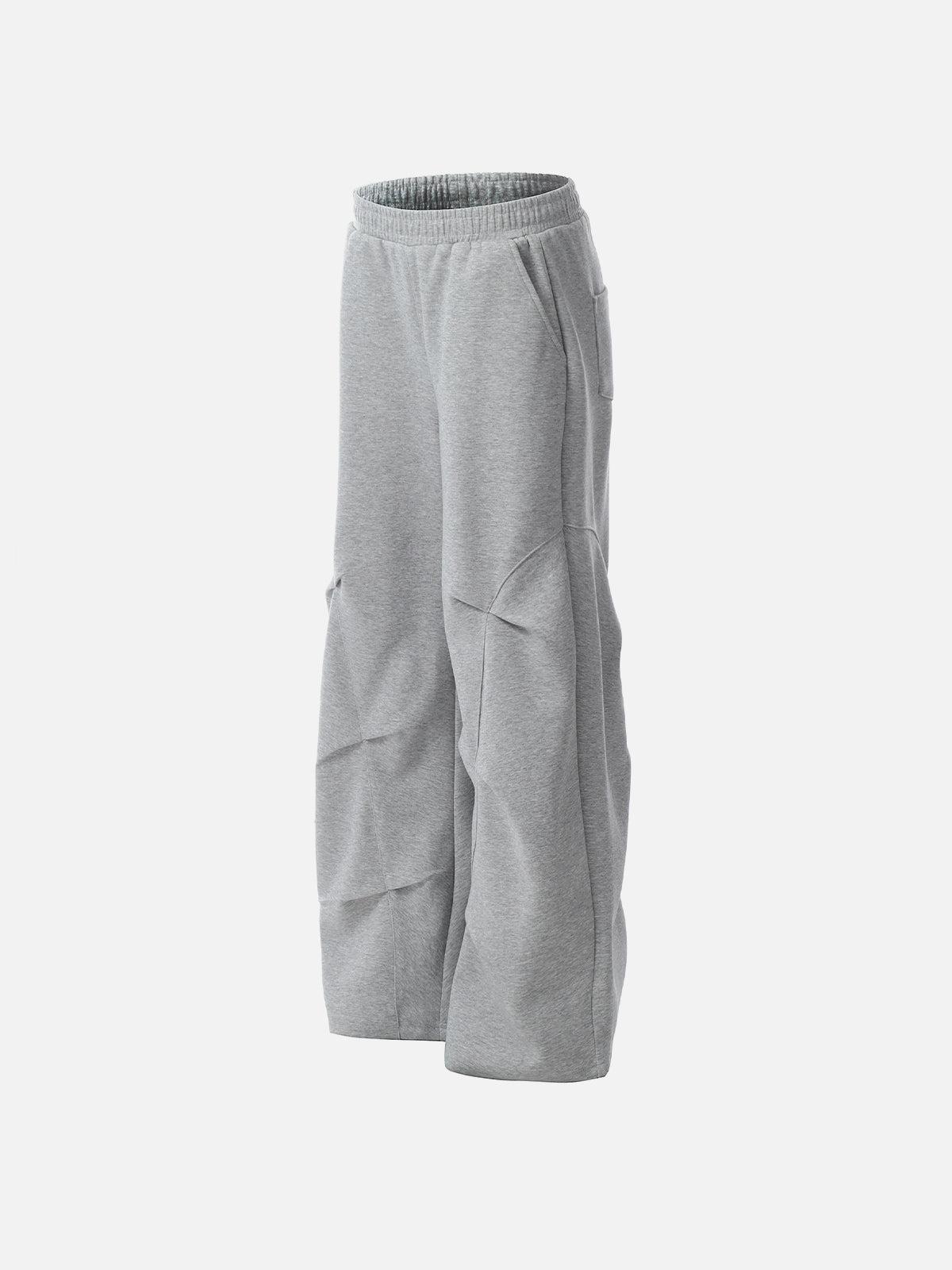 Aelfric Eden Solid Wrinkle Patchwork Sweatpants Product Image