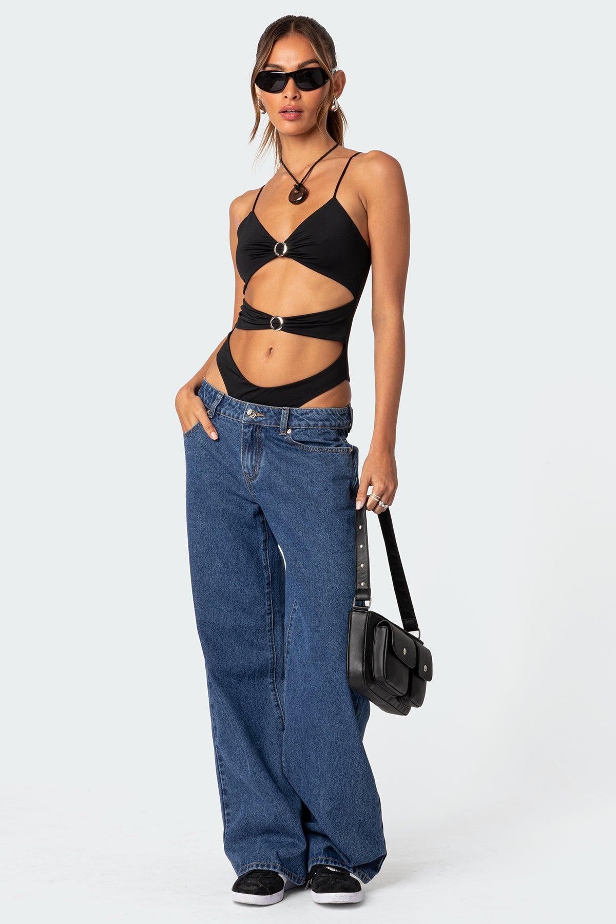 Amethyst Cut Out Bodysuit Product Image